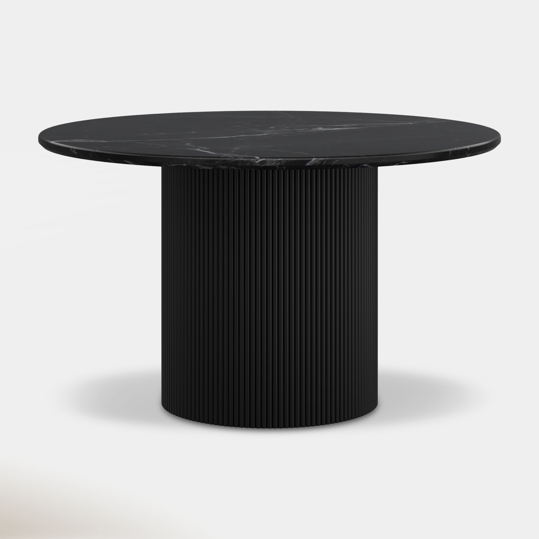 Kacia Round Dining Table - Black