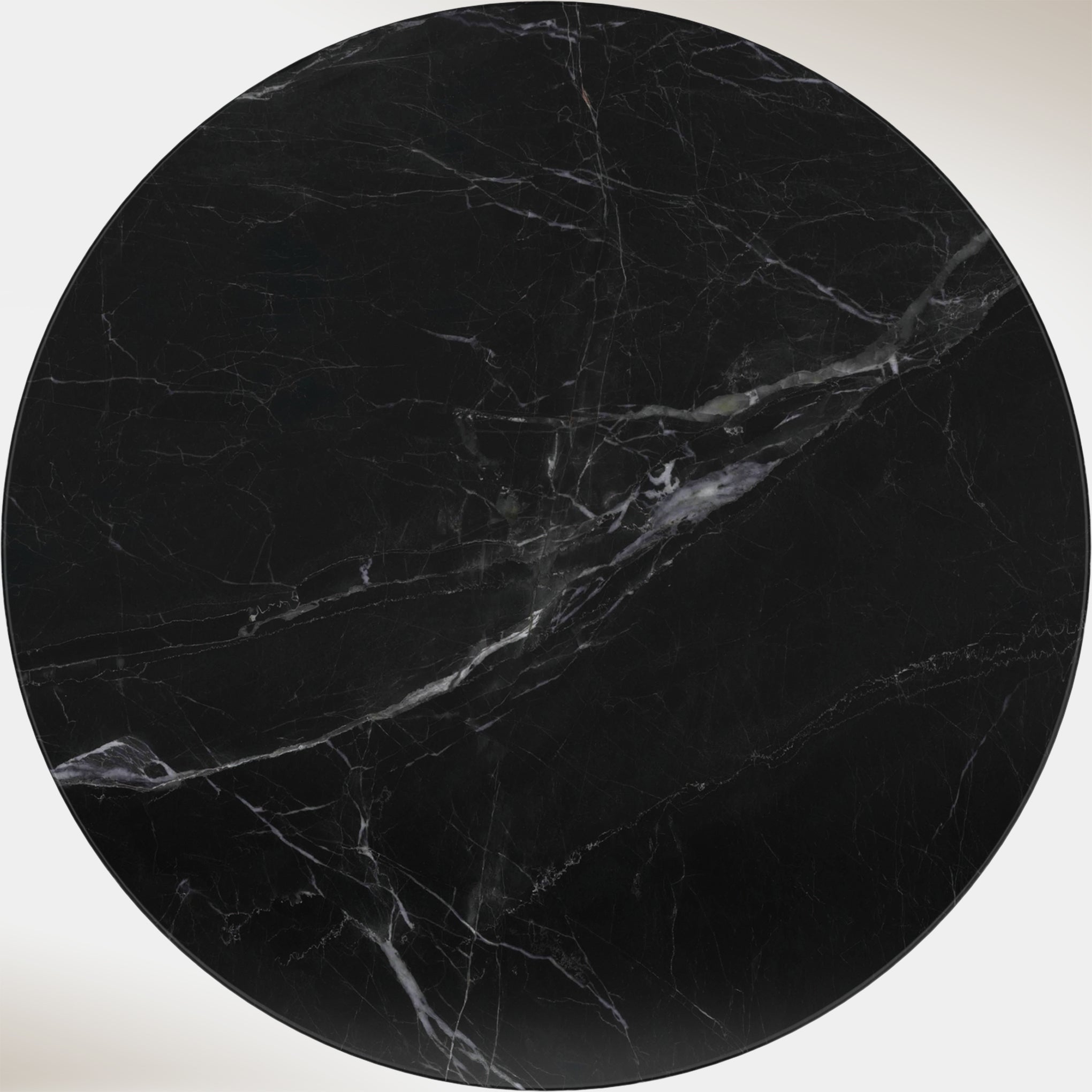 Kacia Round Dining Table - Black