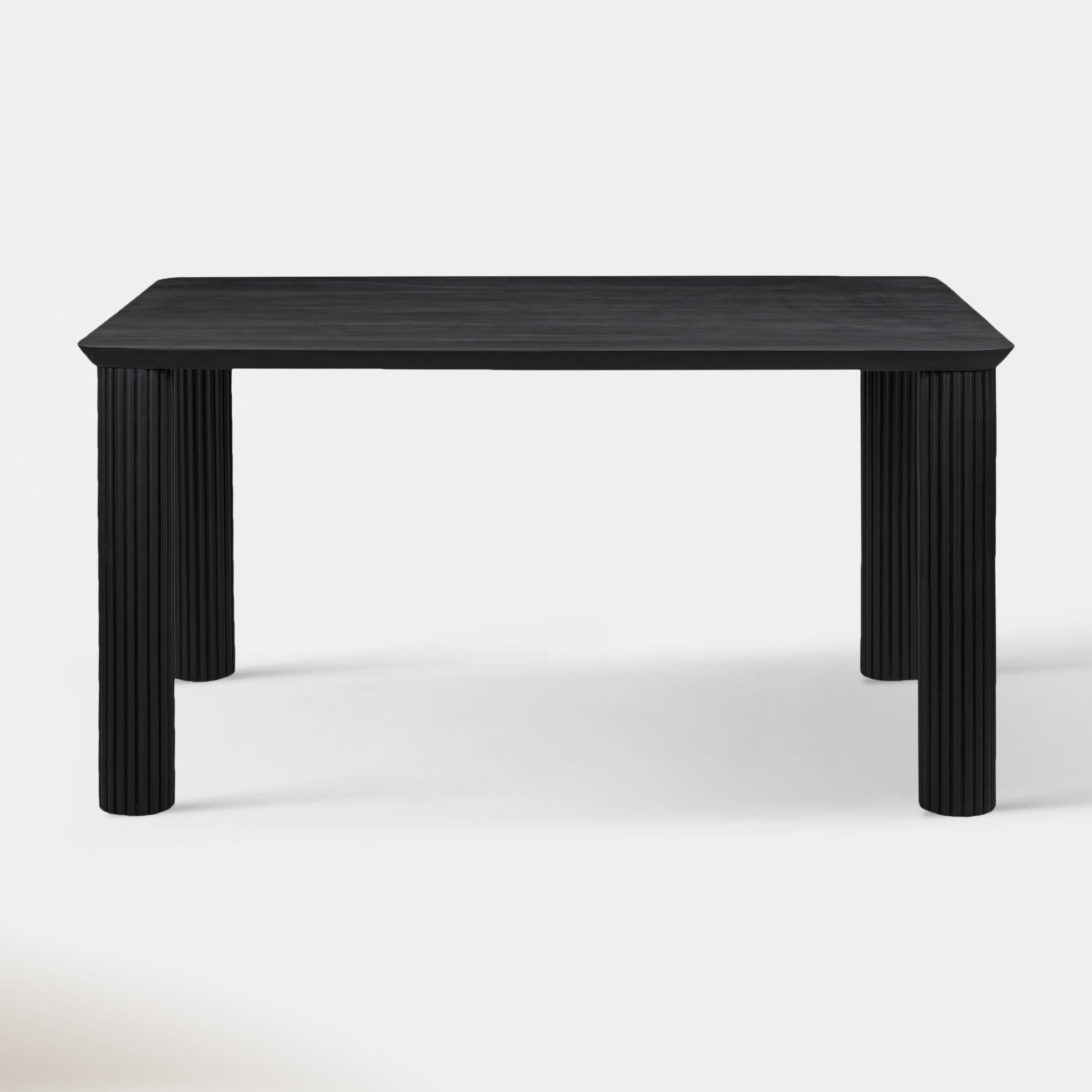 Camille Small Rectangular Dining Table - Black