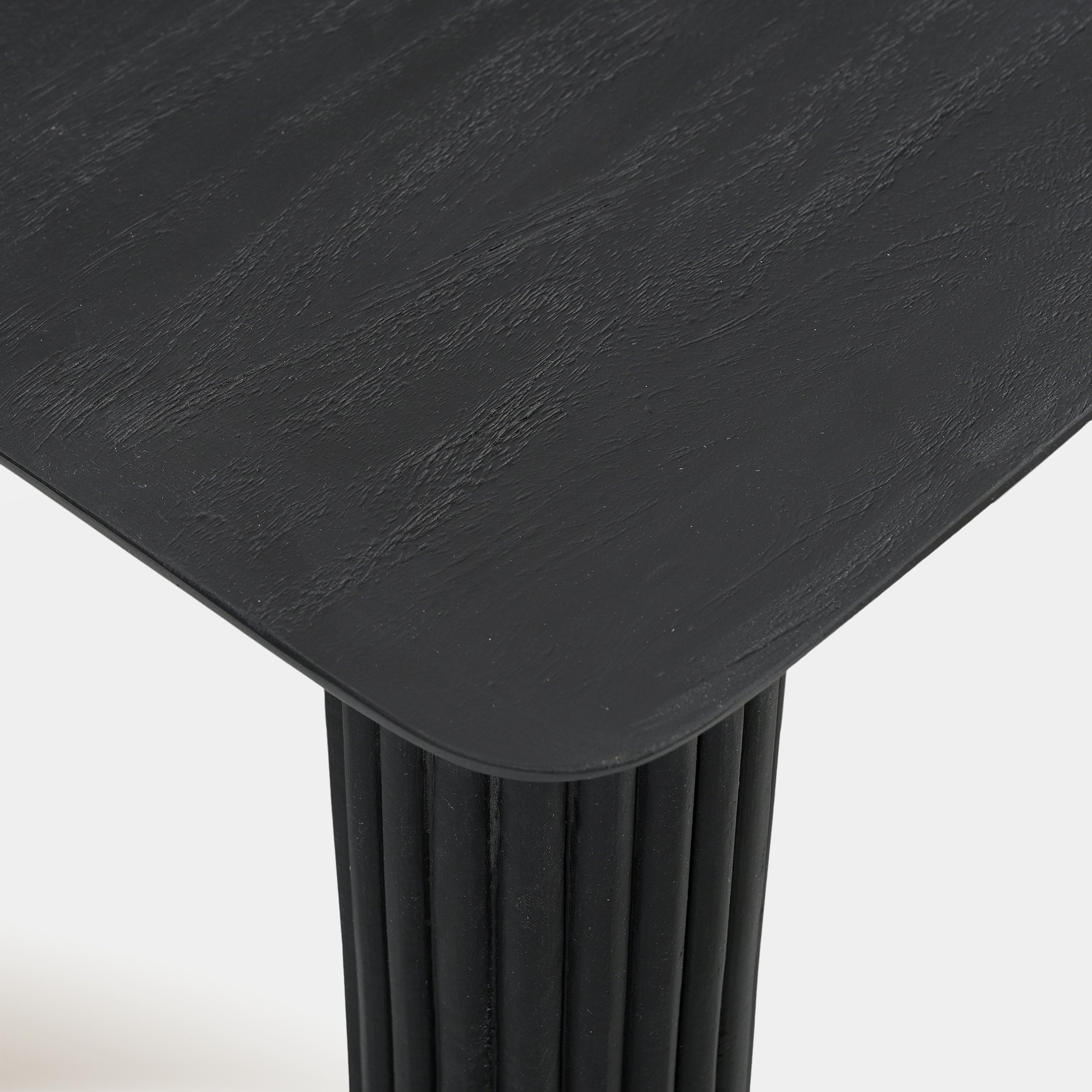 Camille Small Rectangular Dining Table - Black