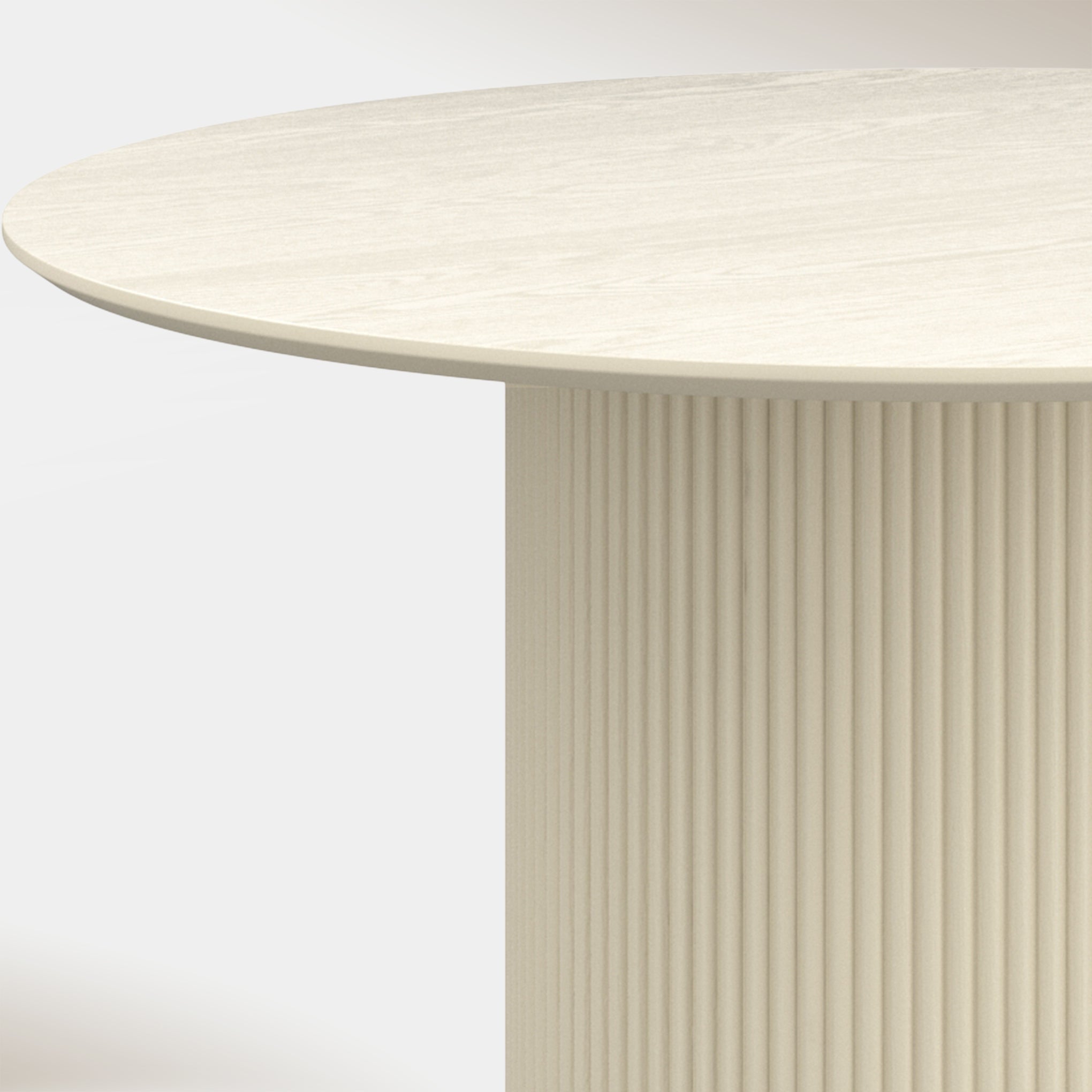 Adaera Round Dining Table - Ivory