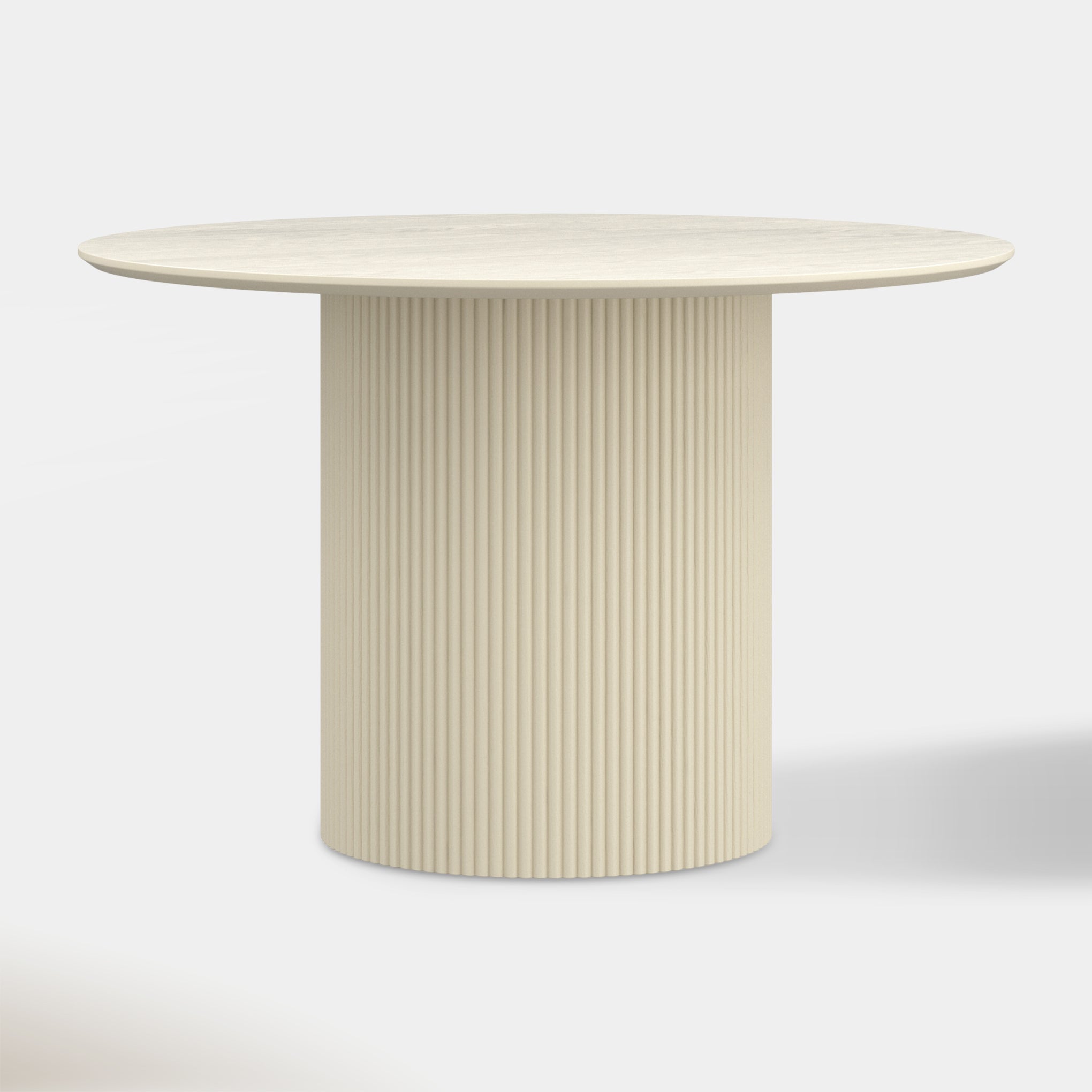 Adaera Round Dining Table - Ivory