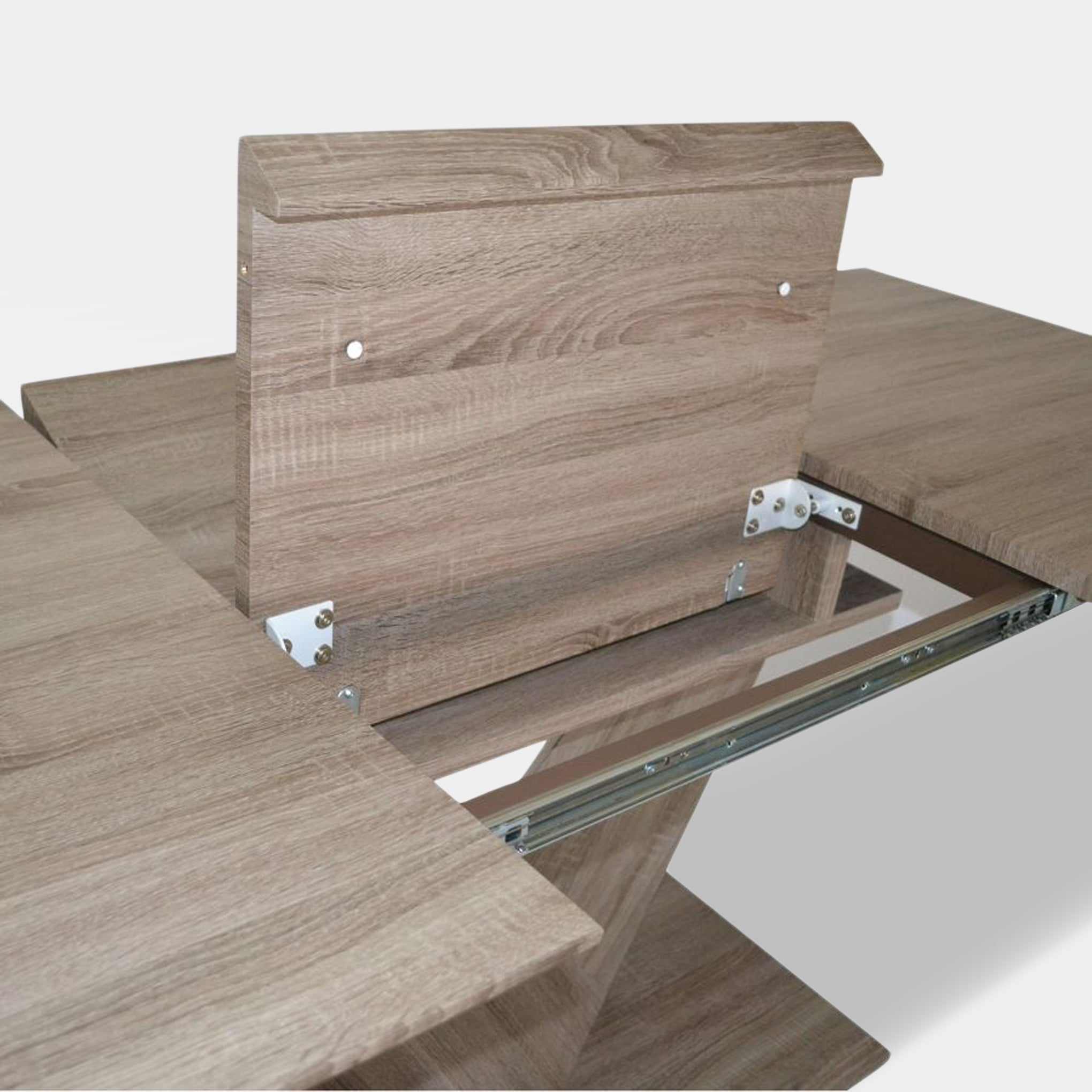 Heston Extendable Dining Table - Washed Oak | Hoft Home