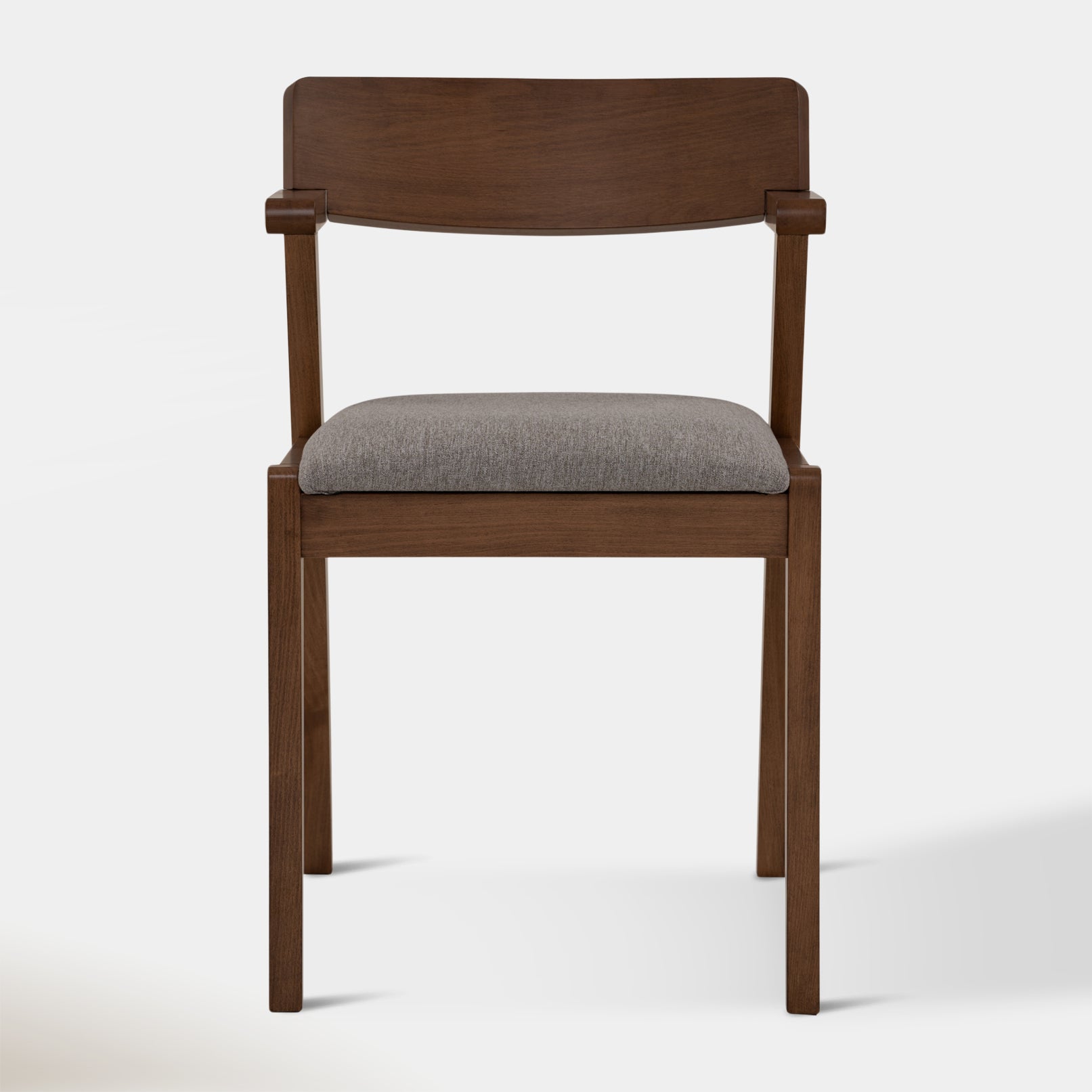 Zola Dining Chair - Walnut & Light Grey | Hoft Home