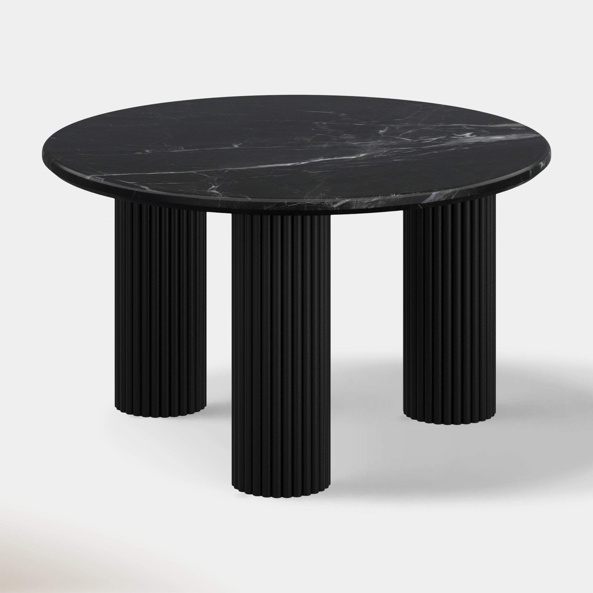 Kacia Coffee Table - Black & Black Marble
