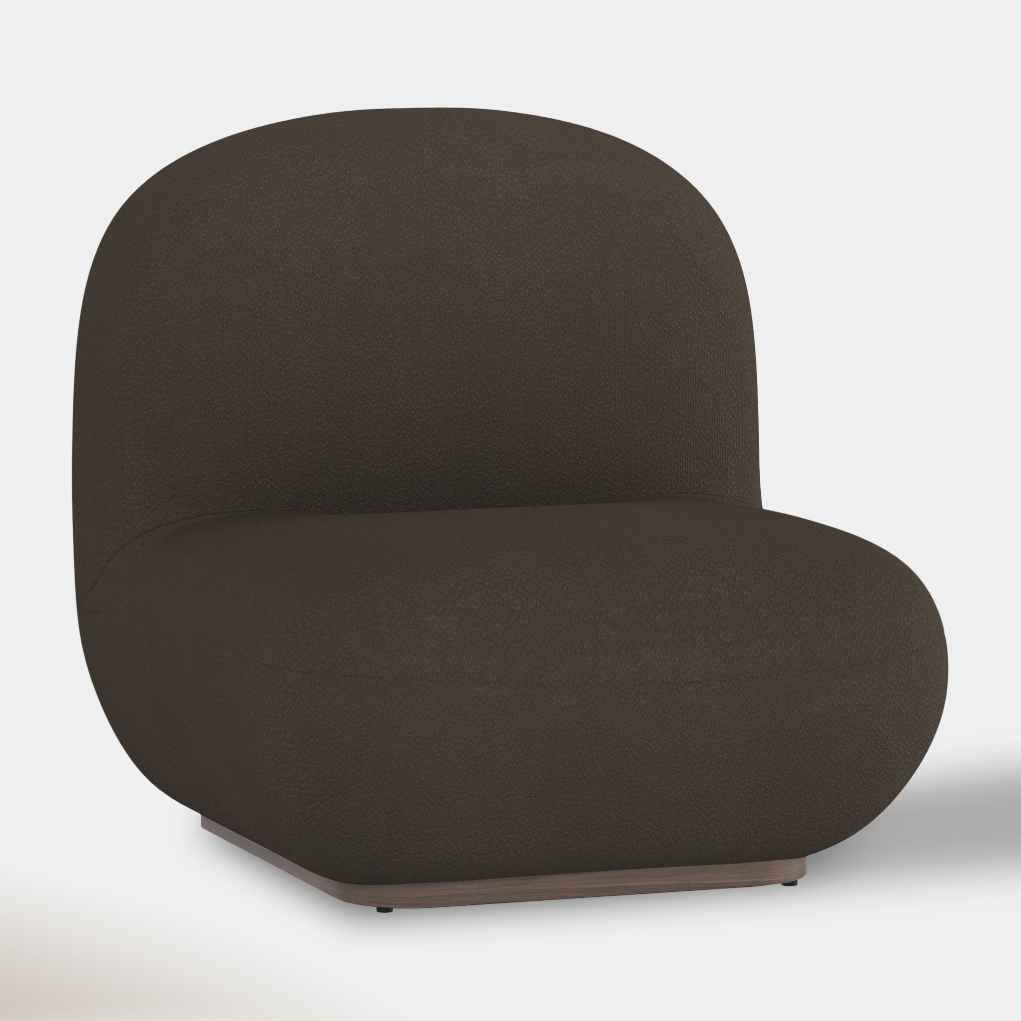 Sienna Accent Chair - Charcoal Boucle | Hoft Home