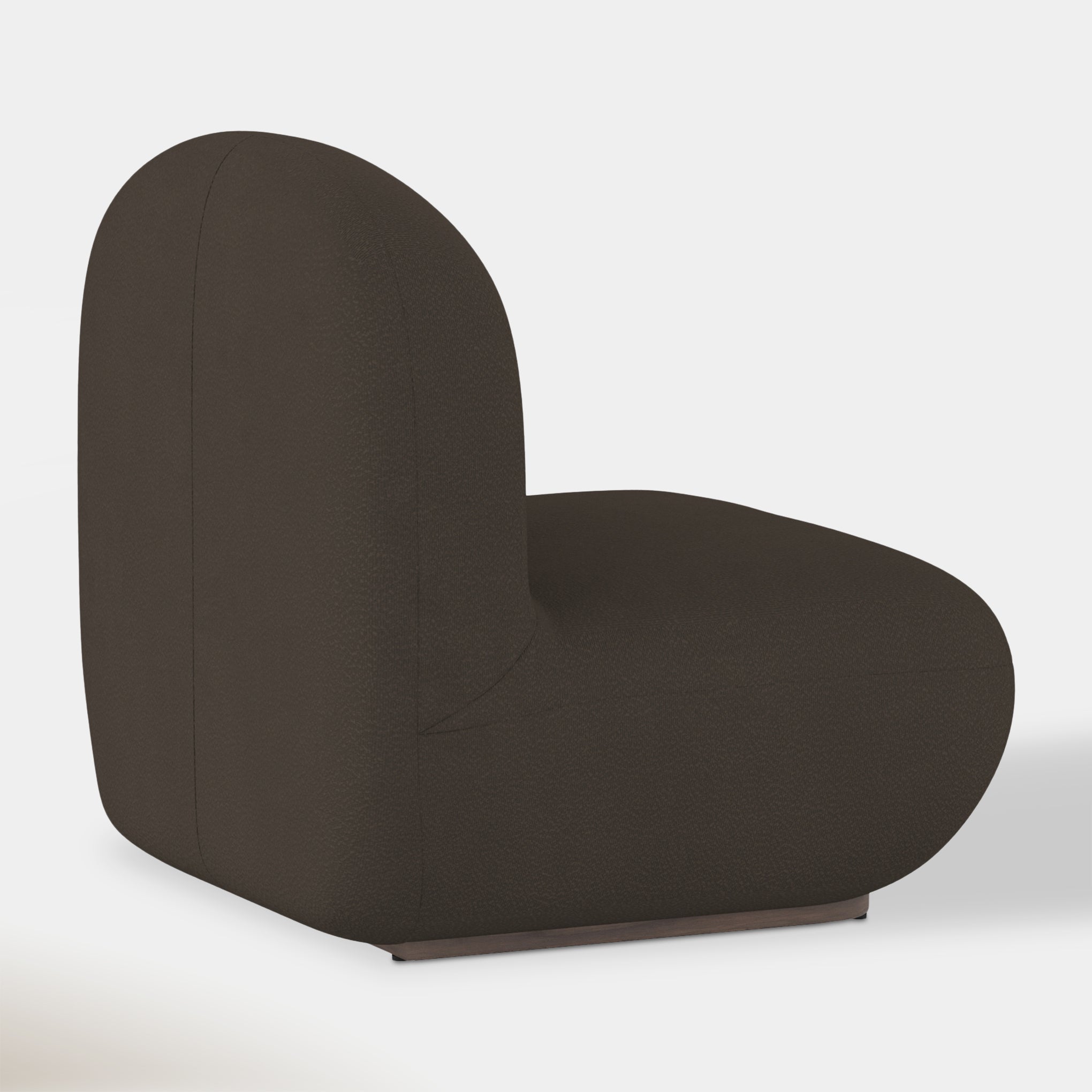 Sienna Accent Chair - Charcoal Boucle | Hoft Home