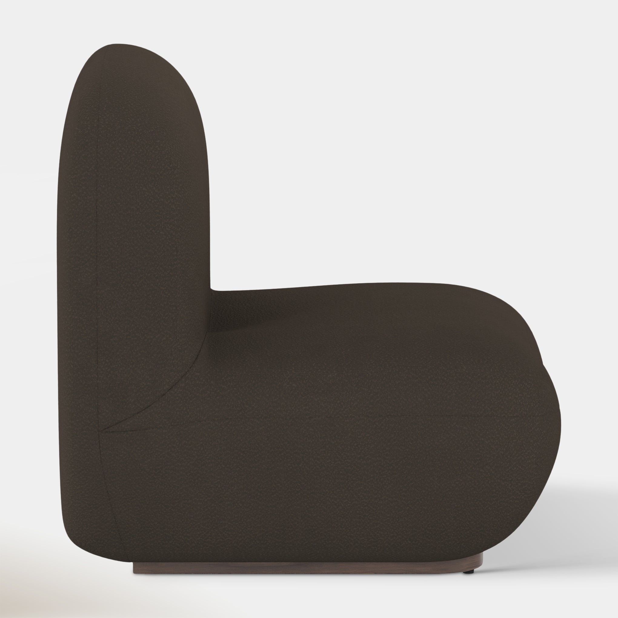 Sienna Accent Chair - Charcoal Boucle | Hoft Home