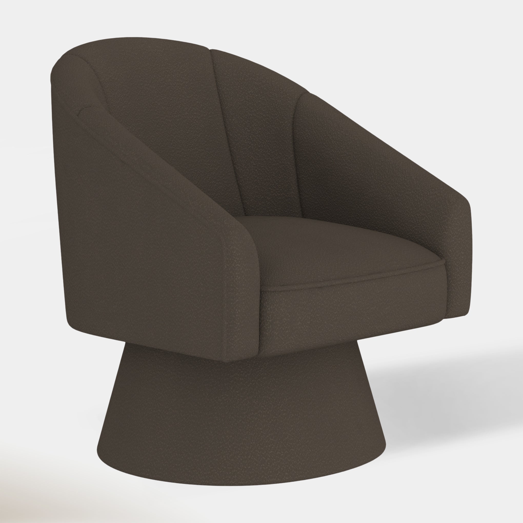 Myra Accent Chair - Charcoal Boucle | Hoft Home