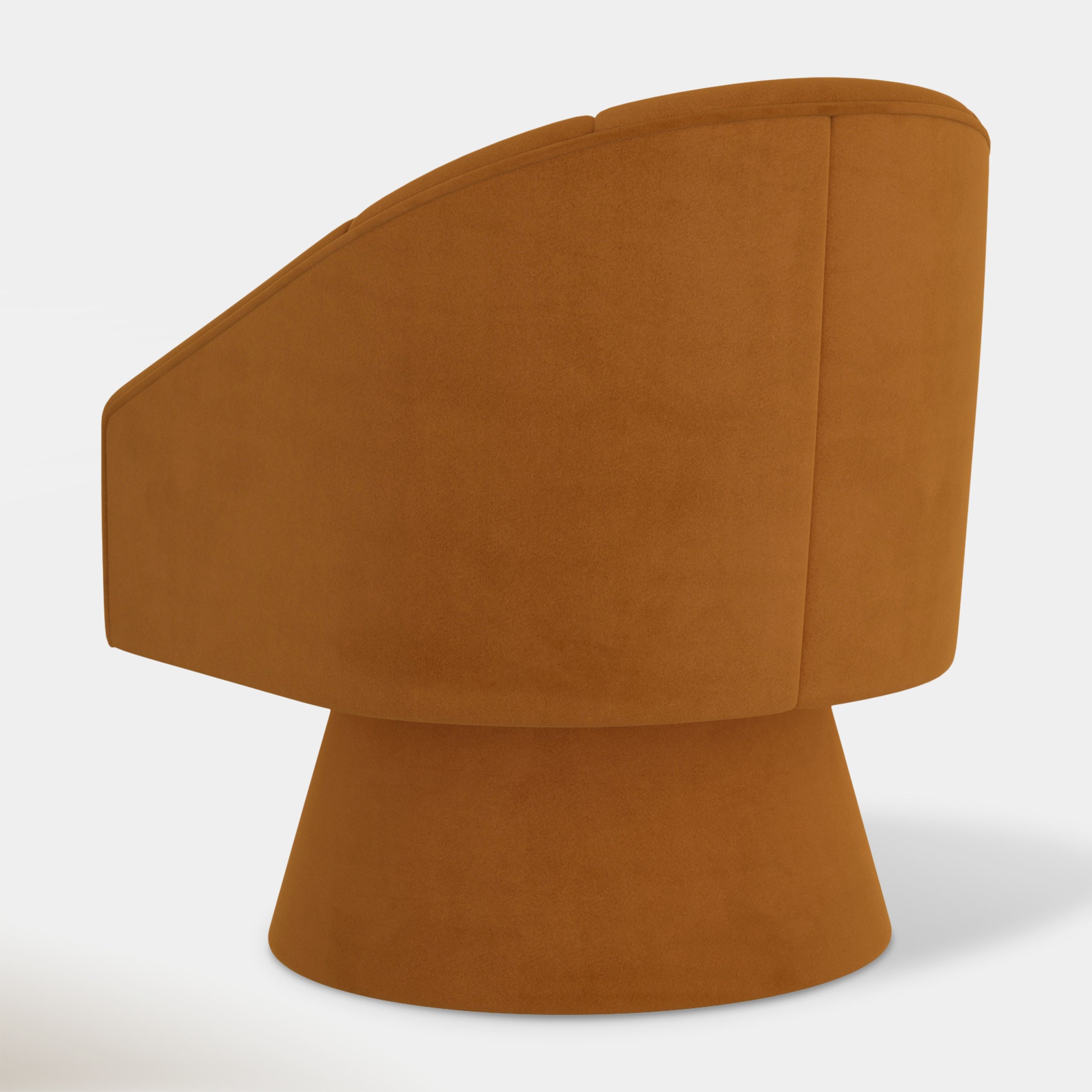 Rhea Accent Chair - Tan Velvet