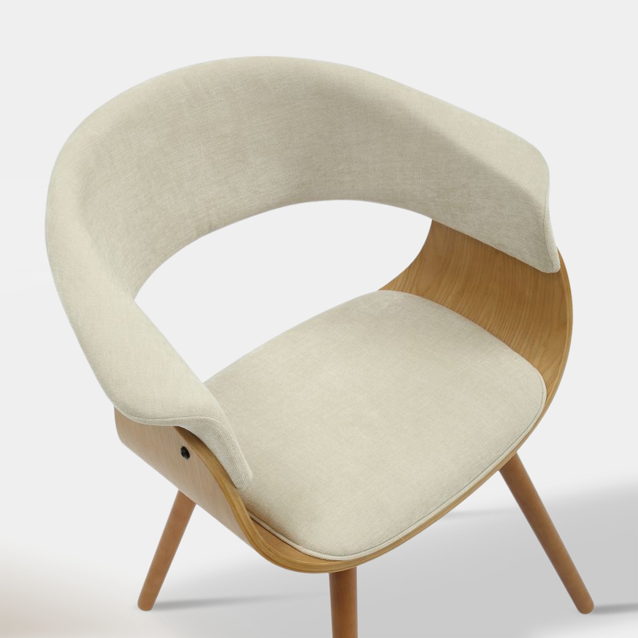 Jerreau Dining Chair - Beige and Natural | Hoft Home