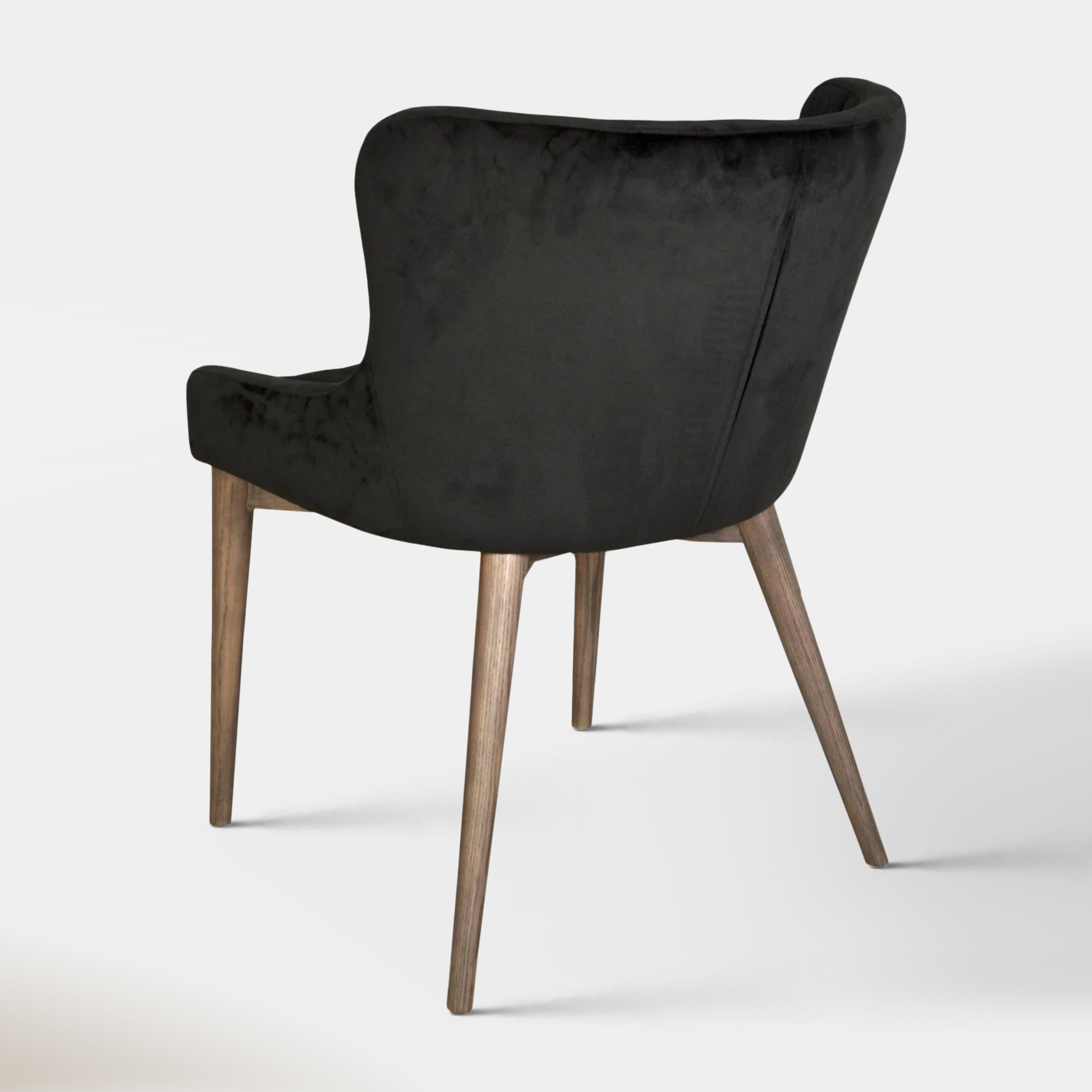 Hugo Dining Chair - Black Velvet