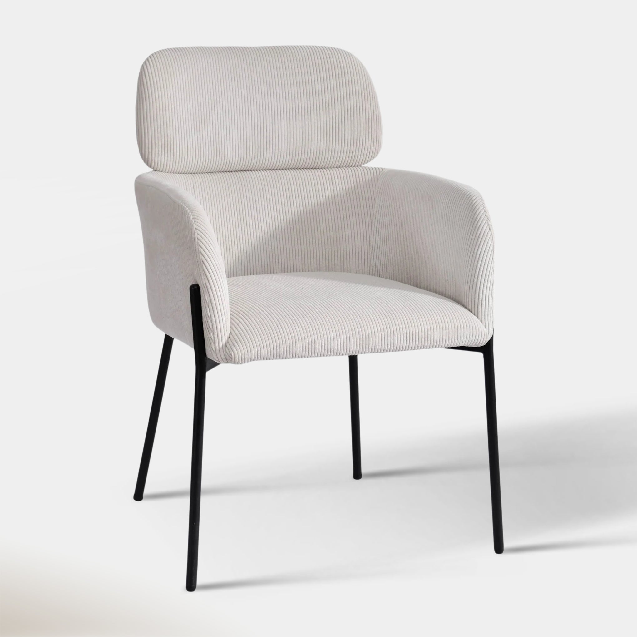 Sintra Dining Chair - Corduroy White