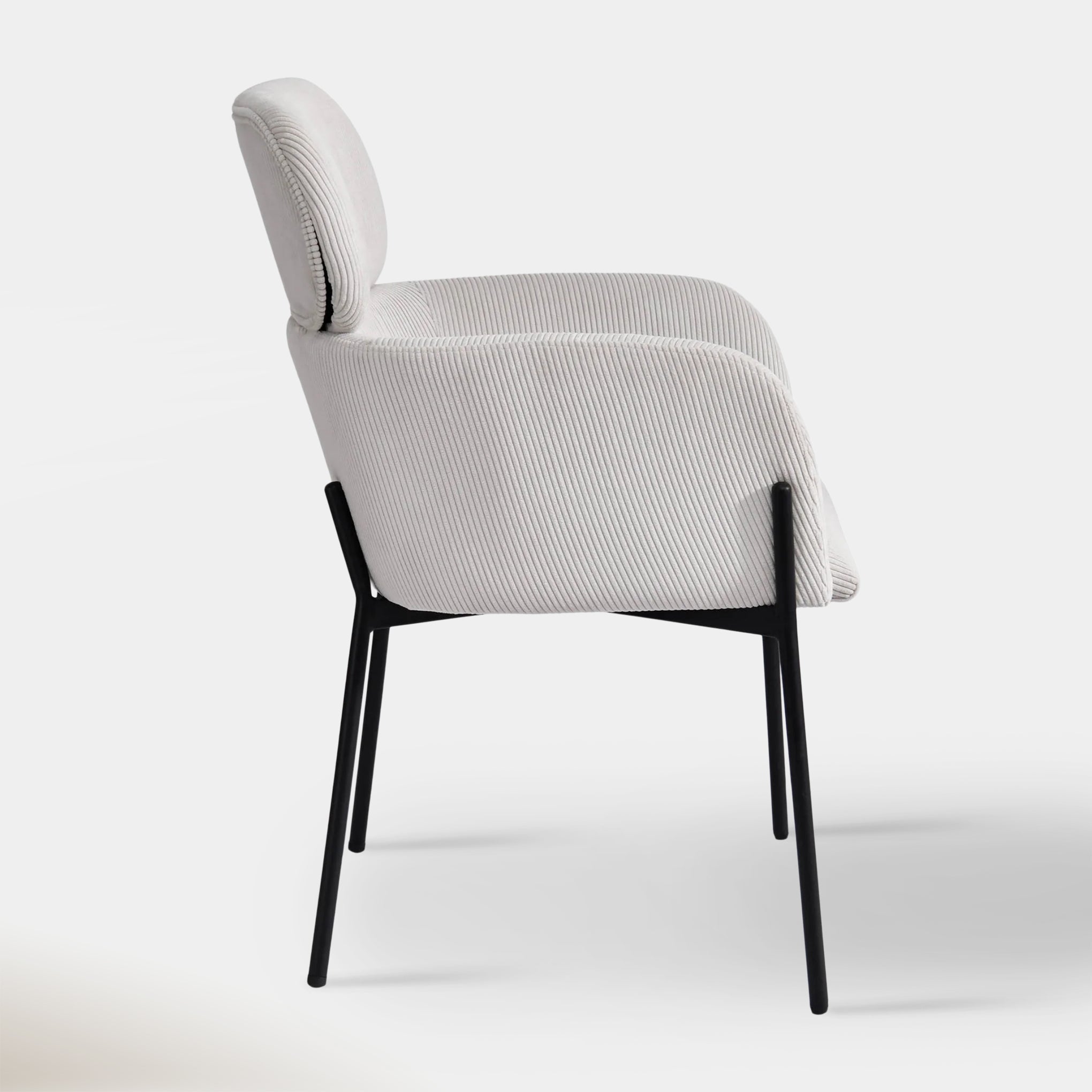 Sintra Dining Chair - Corduroy White