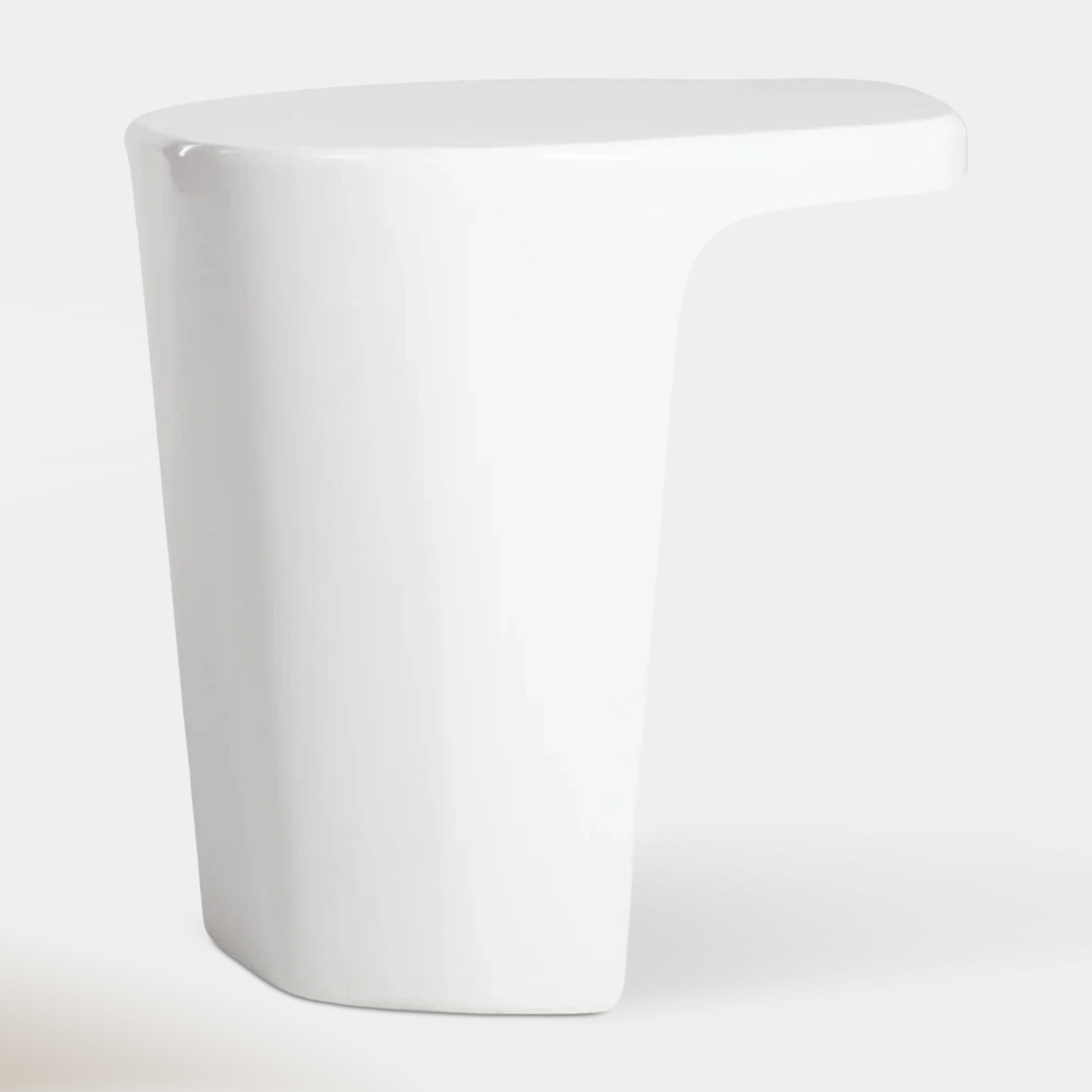 Brio White Side Table | Hoft Home