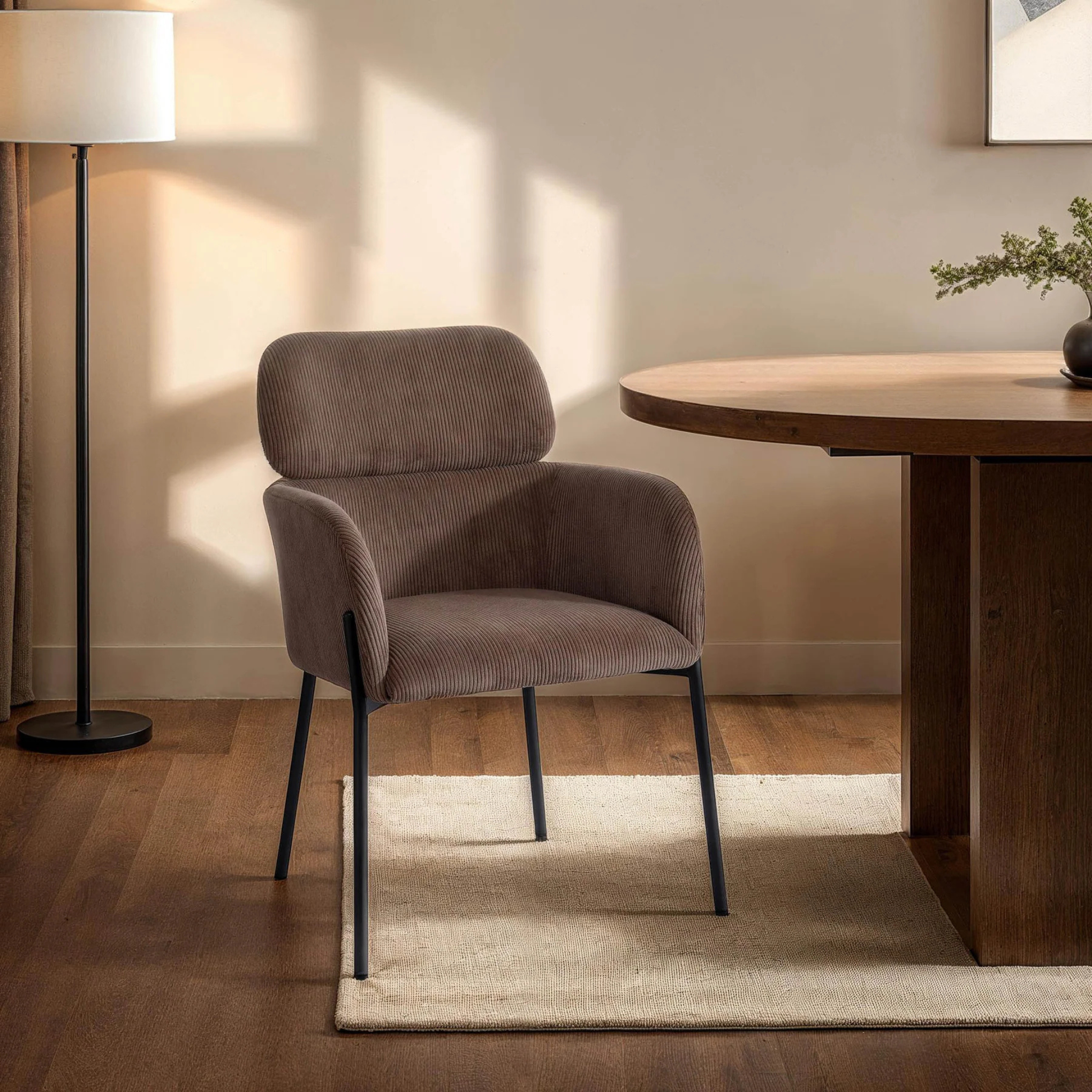 Sintra Dining Chair - Corduroy Brown