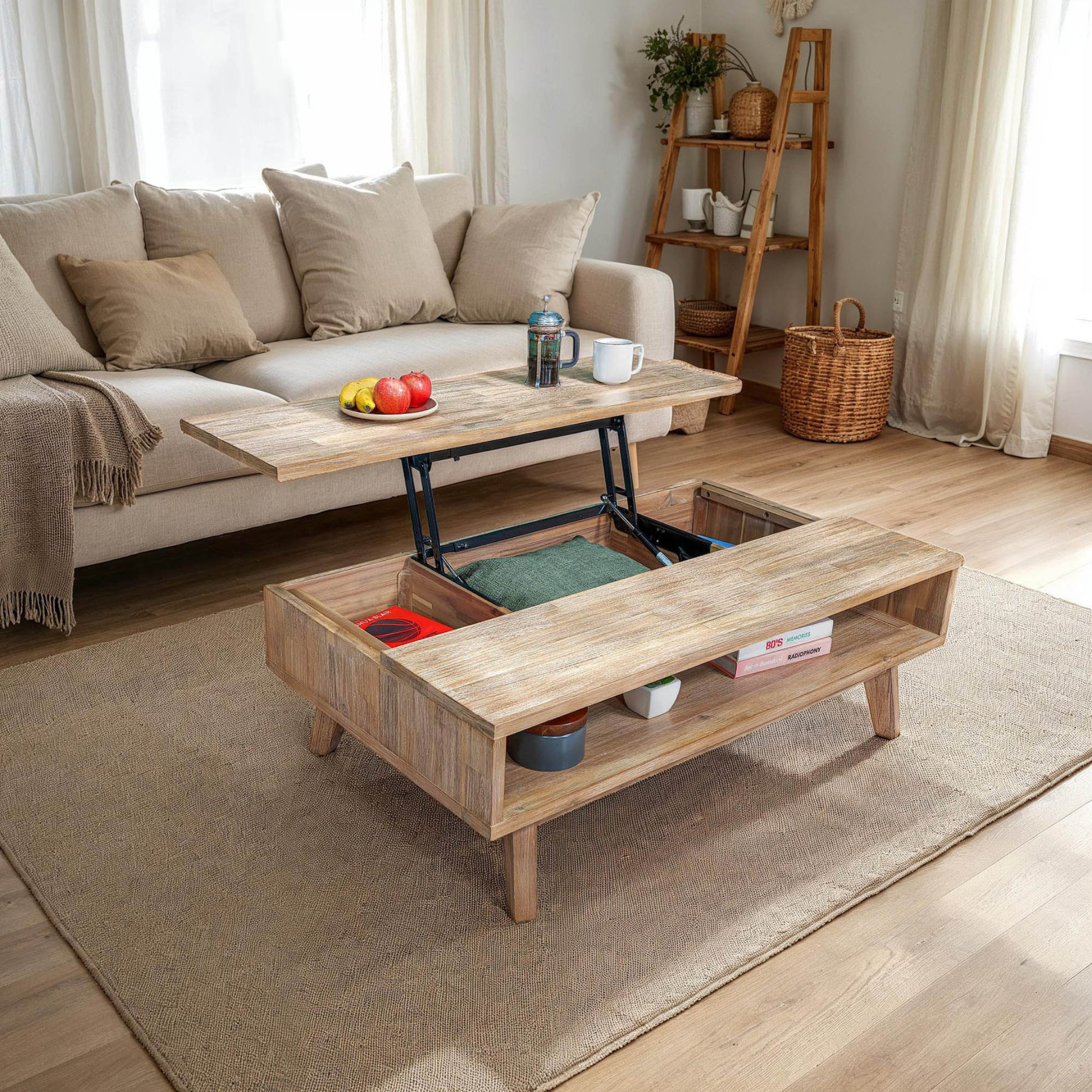 Soleil Lift Top Coffee Table