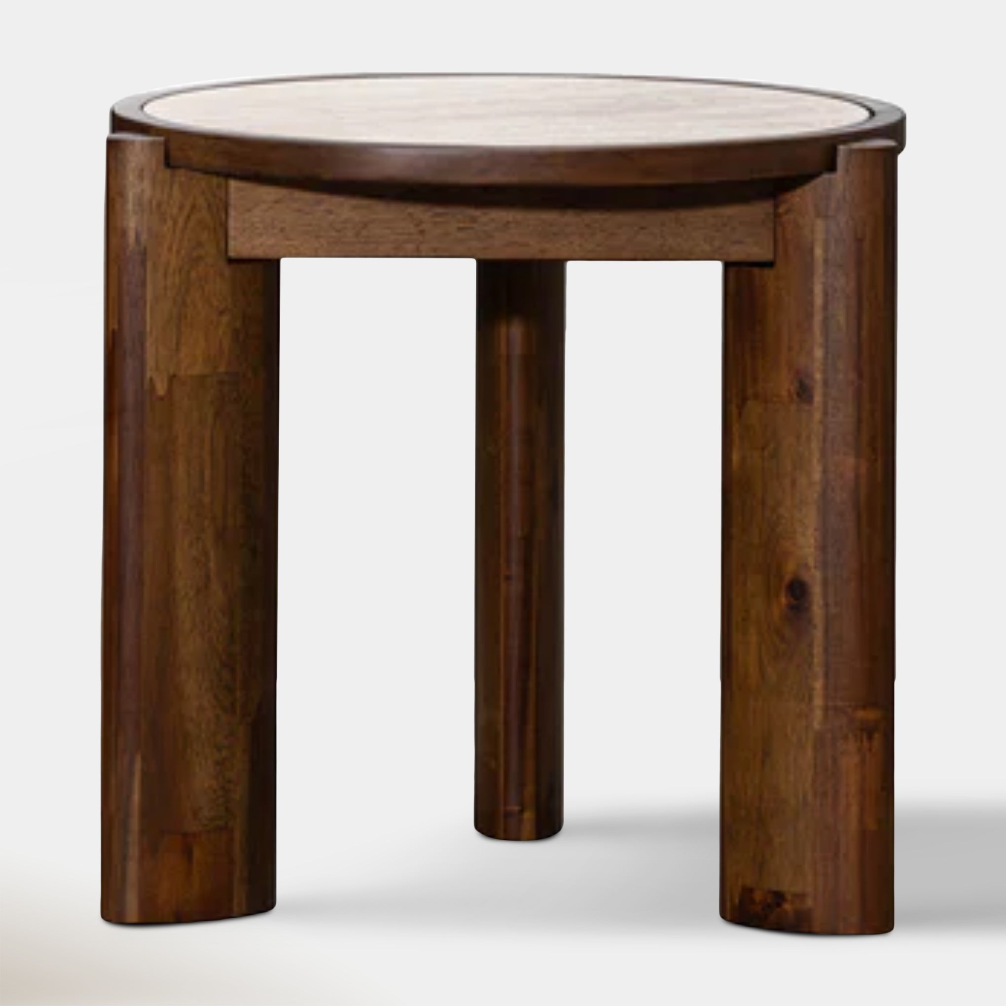 Mikael Side Table - Tavertine