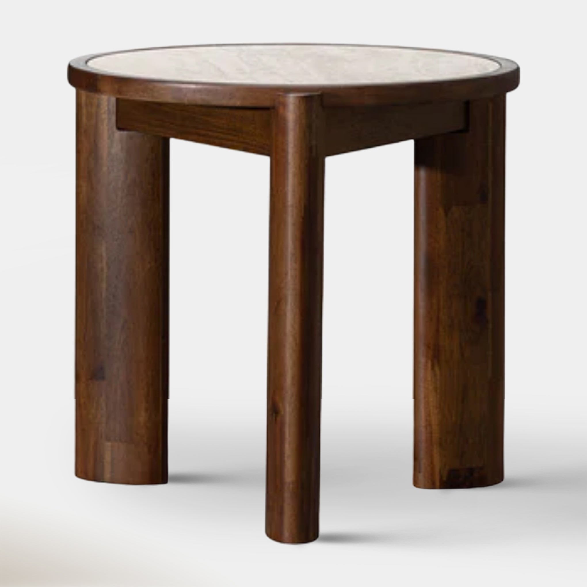 Mikael Side Table - Tavertine