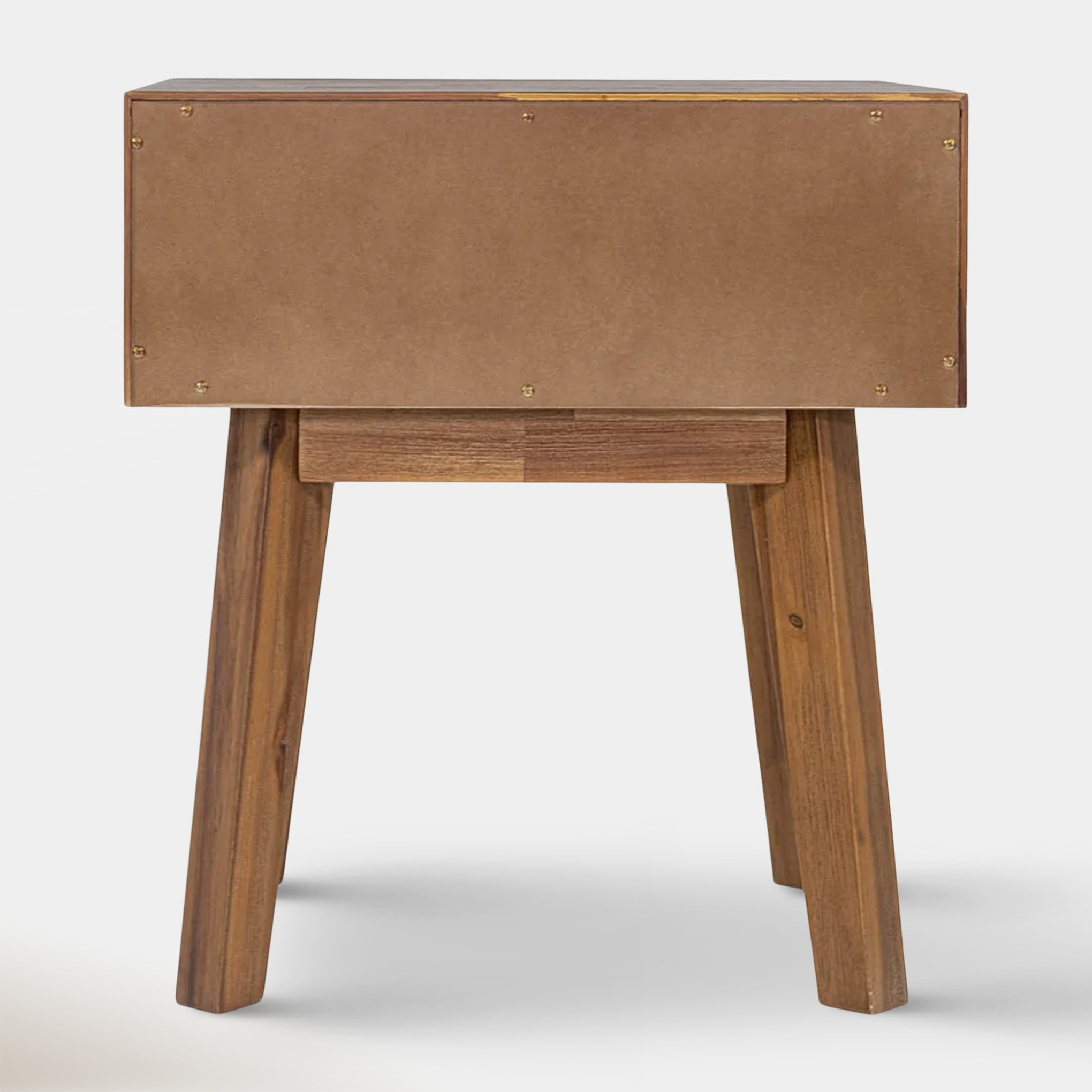 Soleil 1 Drawer Nightstand - Light Walnut