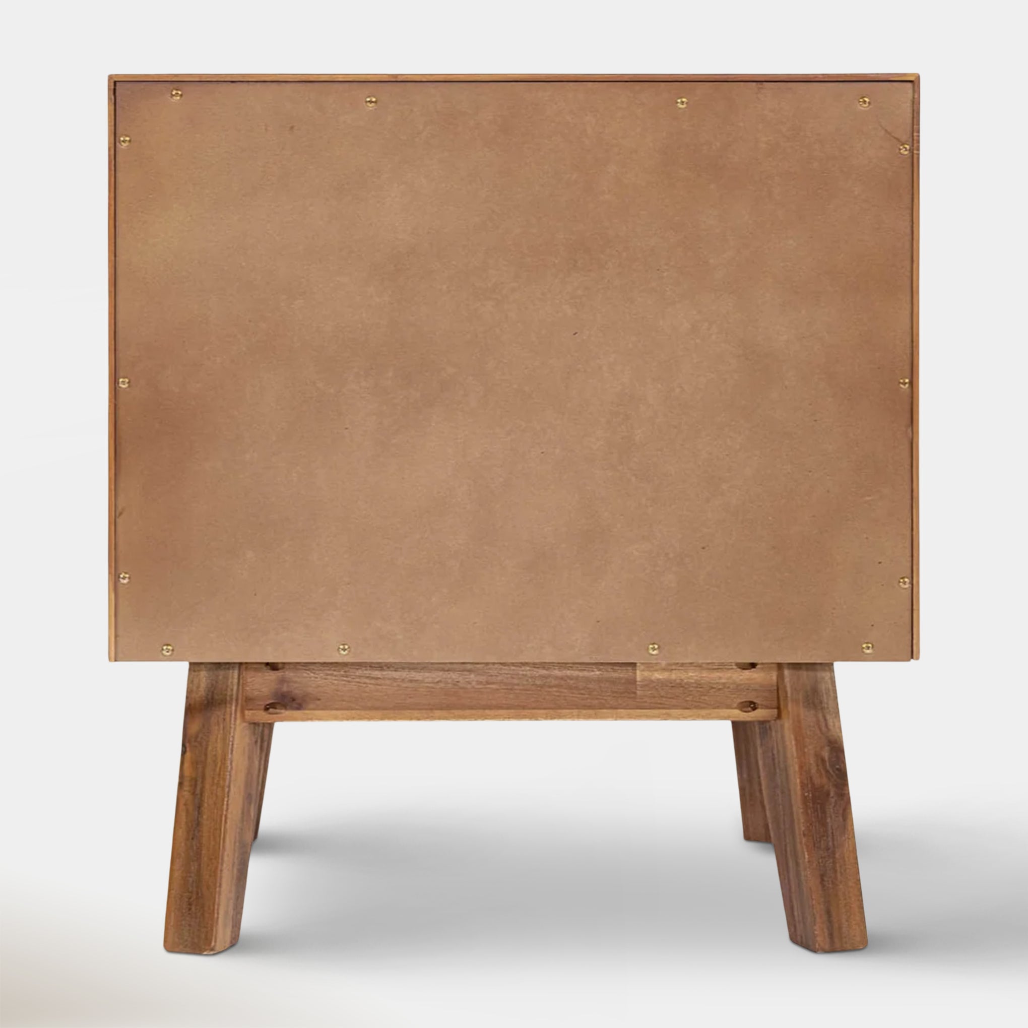 Soleil 2 Drawer Nightstand - Light Walnut