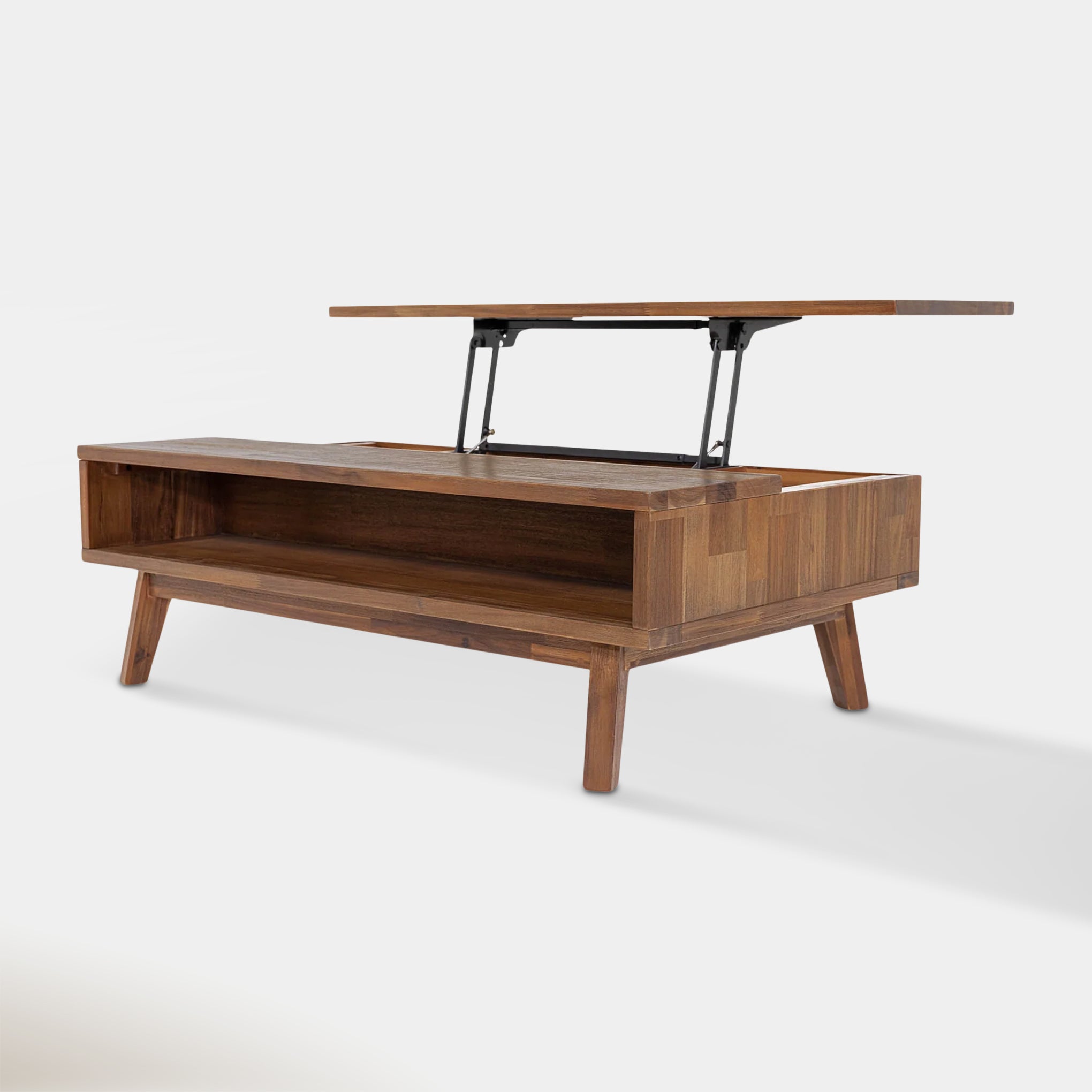 Soleil Lift Top Coffee Table - Light Walnut