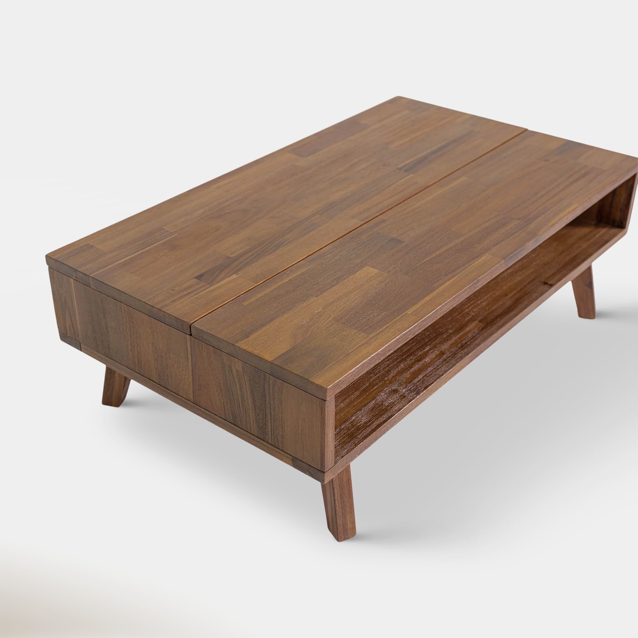 Soleil Lift Top Coffee Table - Light Walnut