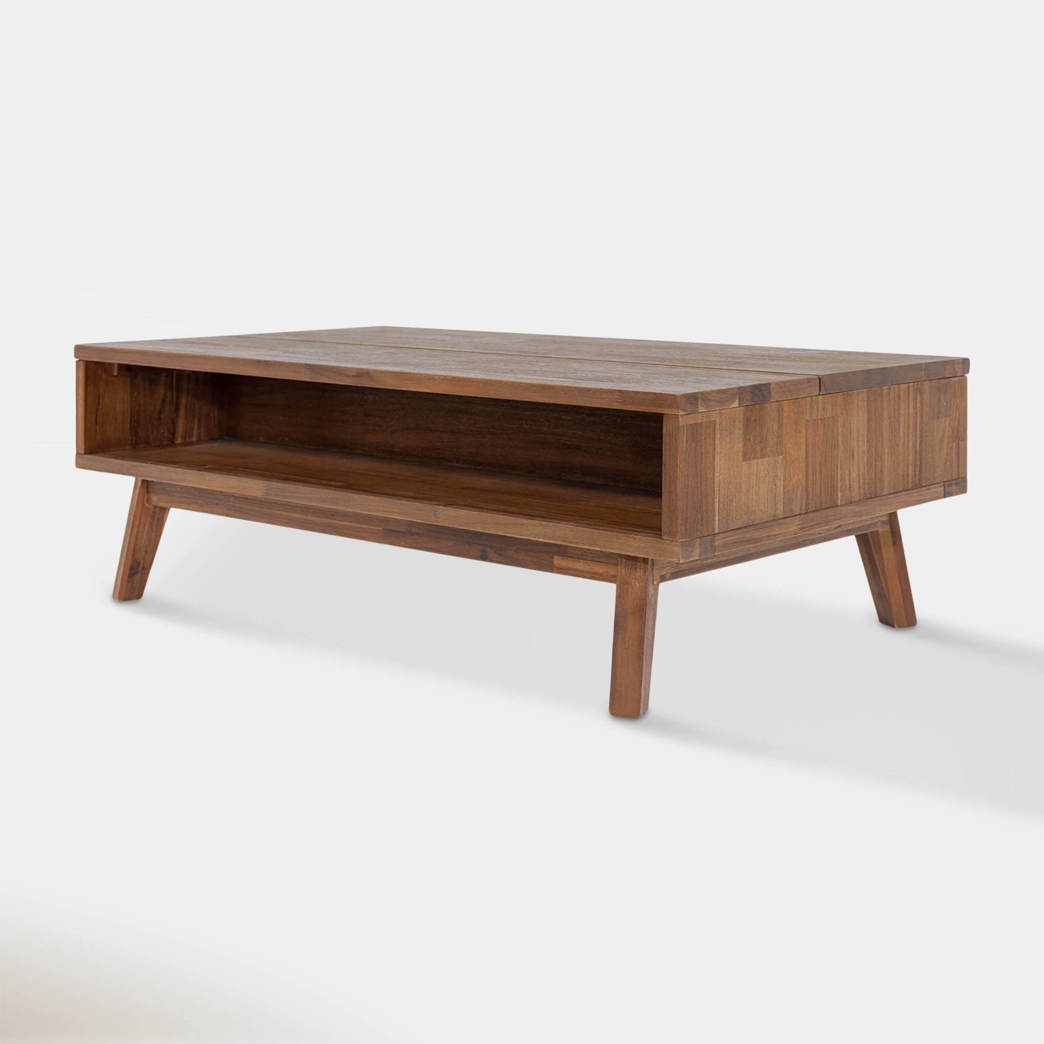 Soleil Lift Top Coffee Table - Light Walnut