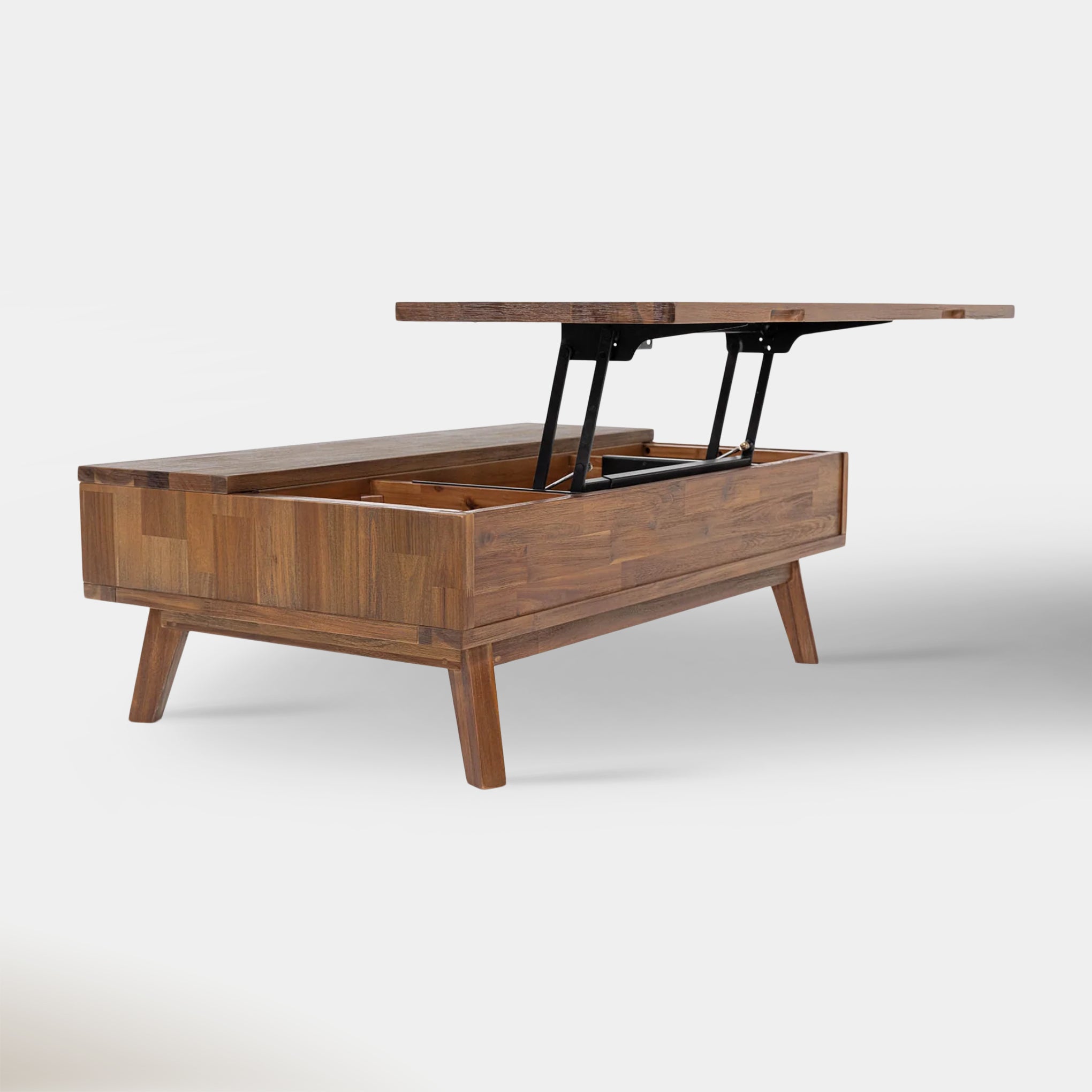 Soleil Lift Top Coffee Table - Light Walnut