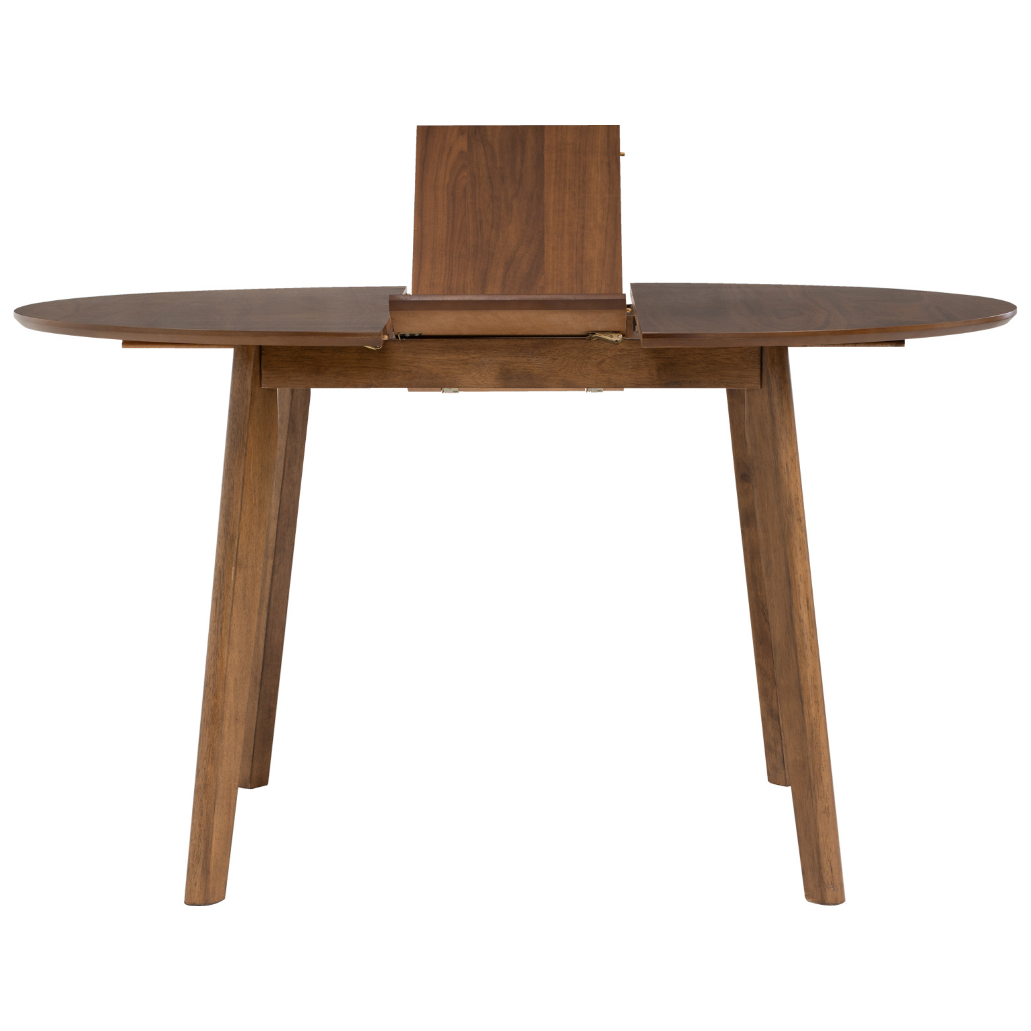 Werner Round Extendable Dining Table - Walnut | Hoft Home