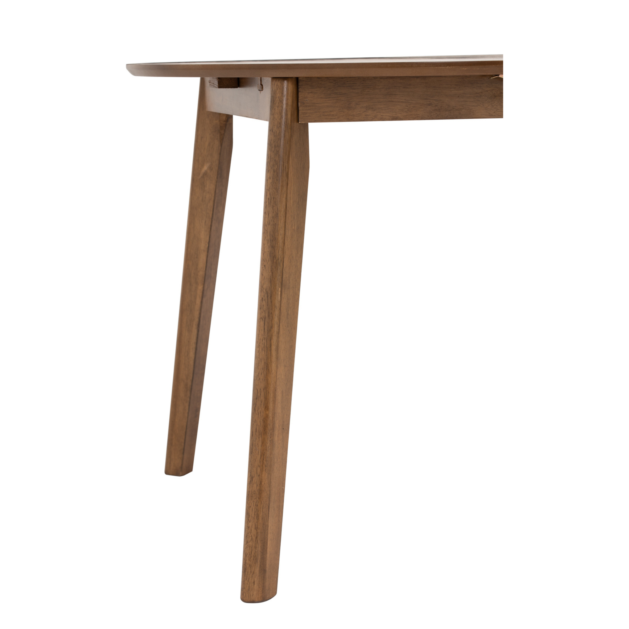 Werner Round Extendable Dining Table - Walnut | Hoft Home