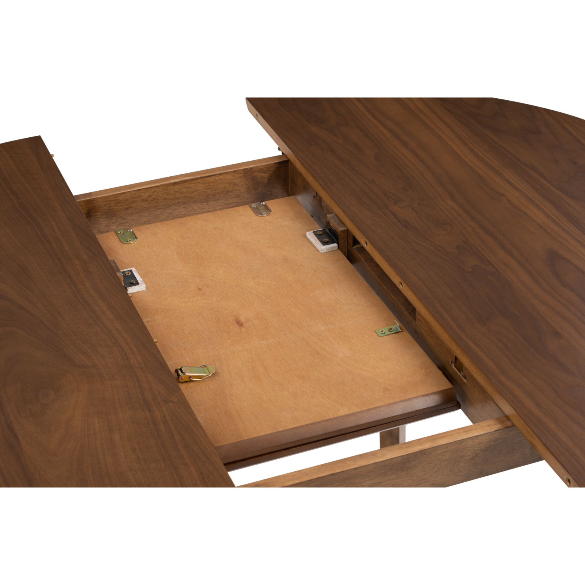 Werner Round Extendable Dining Table - Walnut | Hoft Home