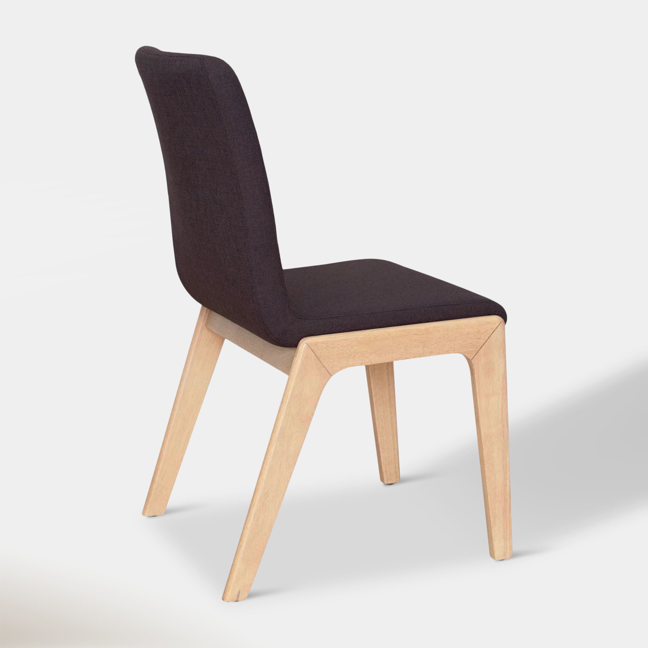 Mikael Dining Chair - Dark Grey & Natural | Hoft Home
