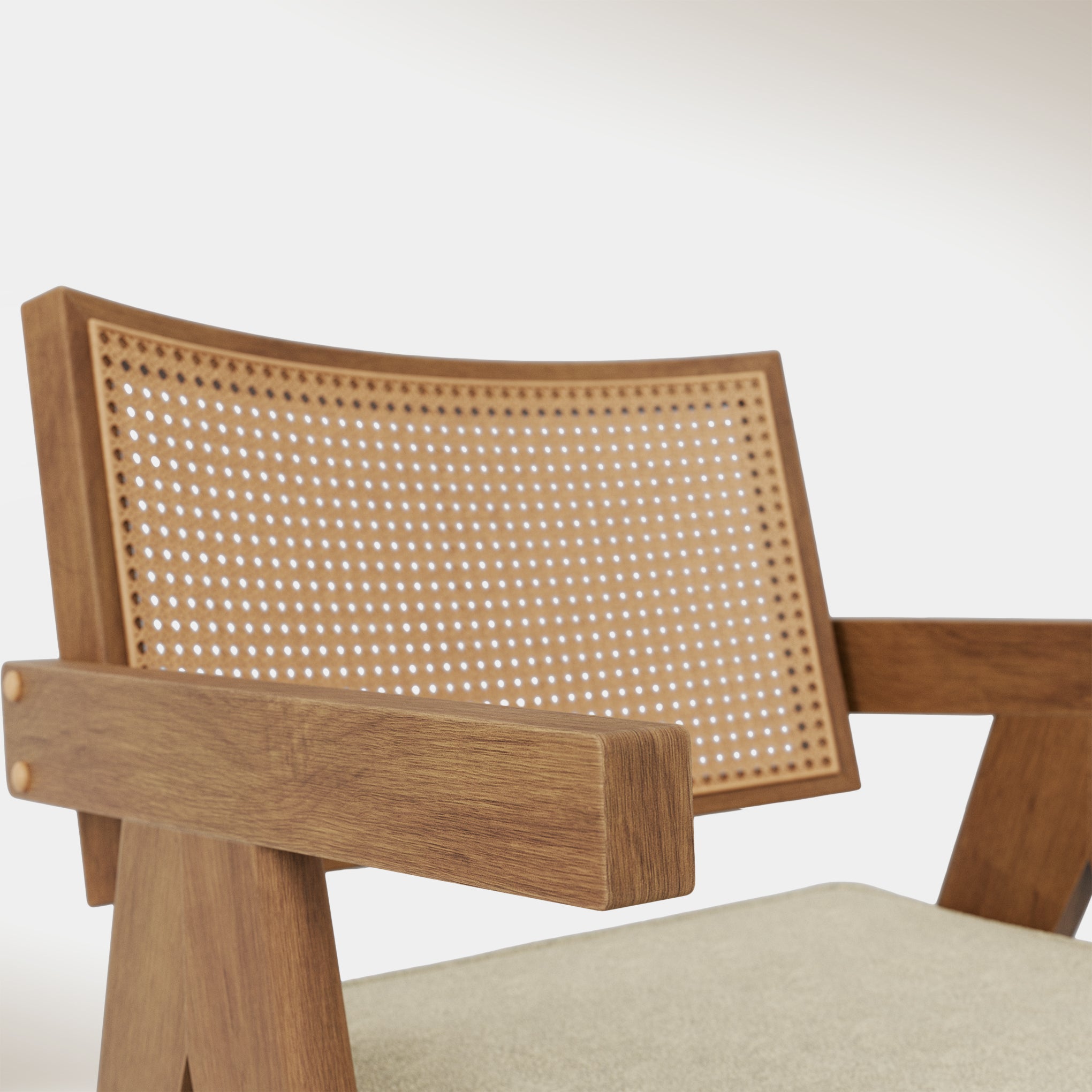 Augustine Dining Chair - Cream & Cocoa