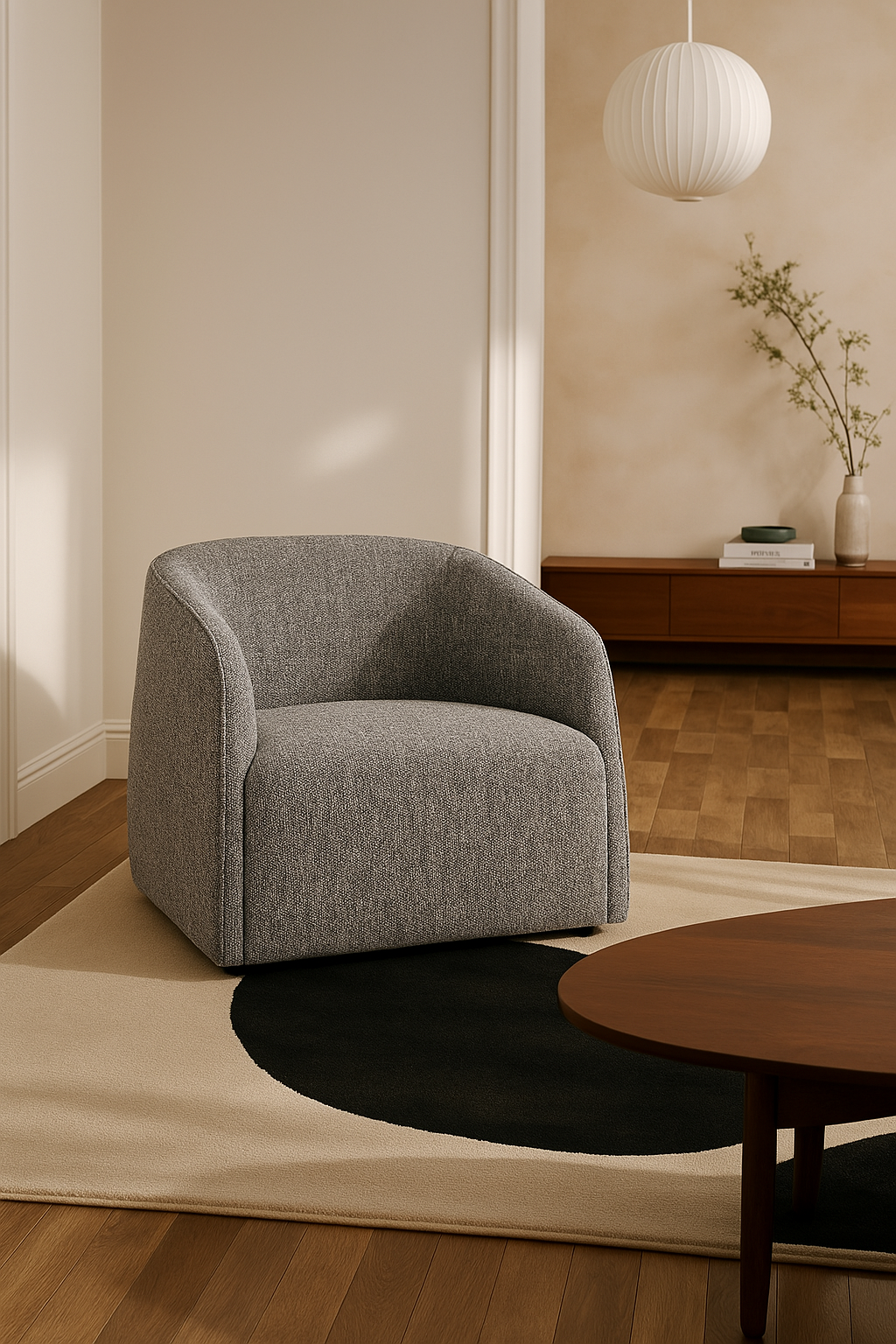 Koti Lounge Chair - Pebble