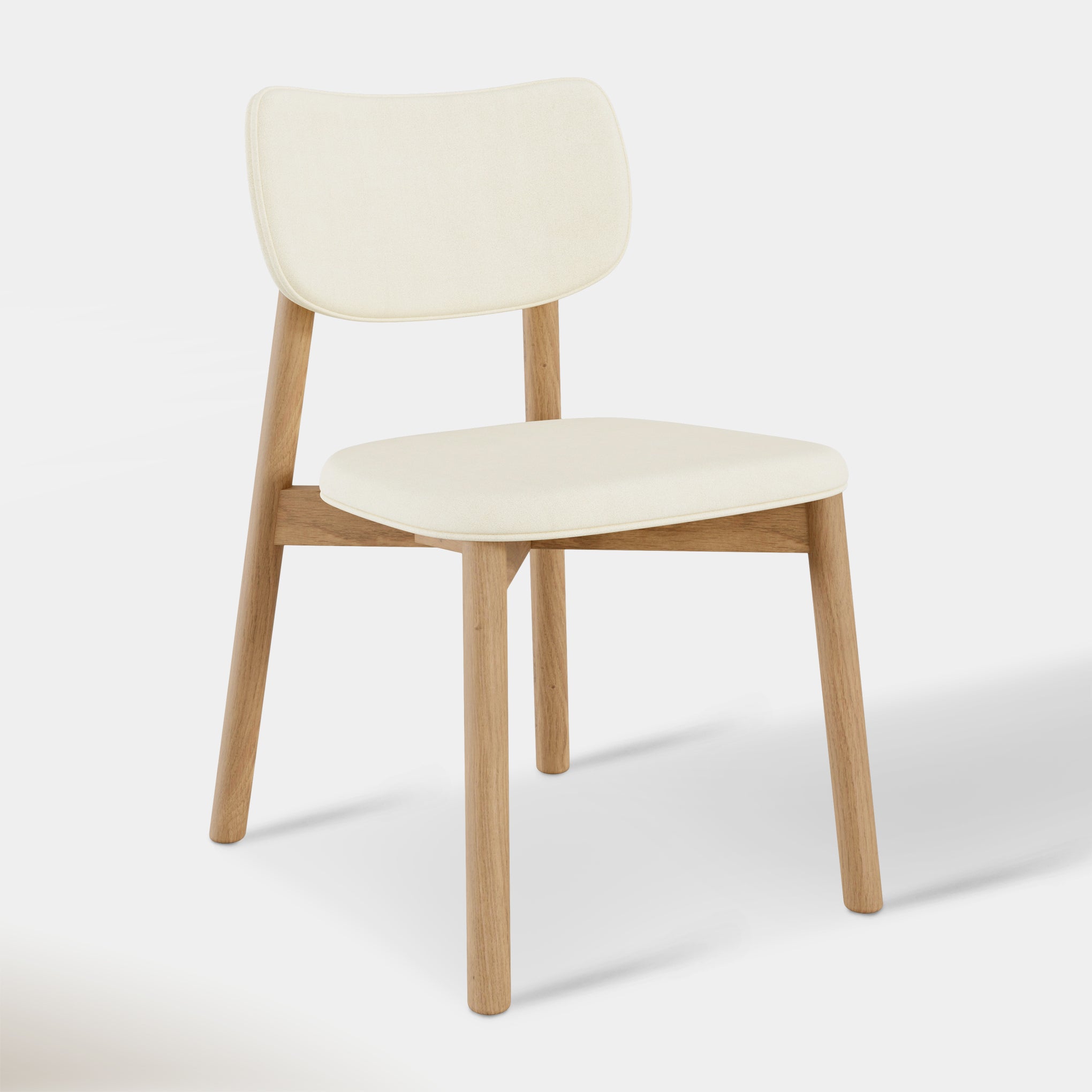 Maia Dining Chair - Beige & Oak
