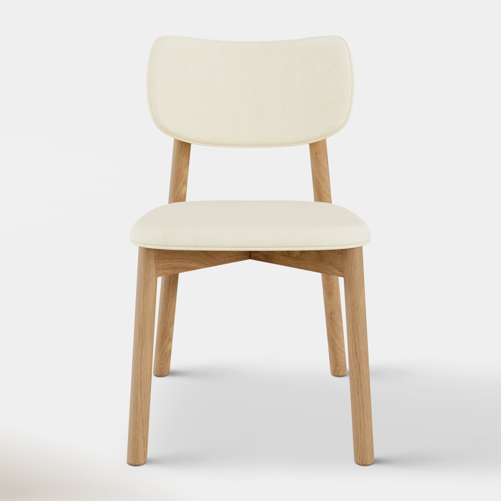 Maia Dining Chair - Beige & Oak