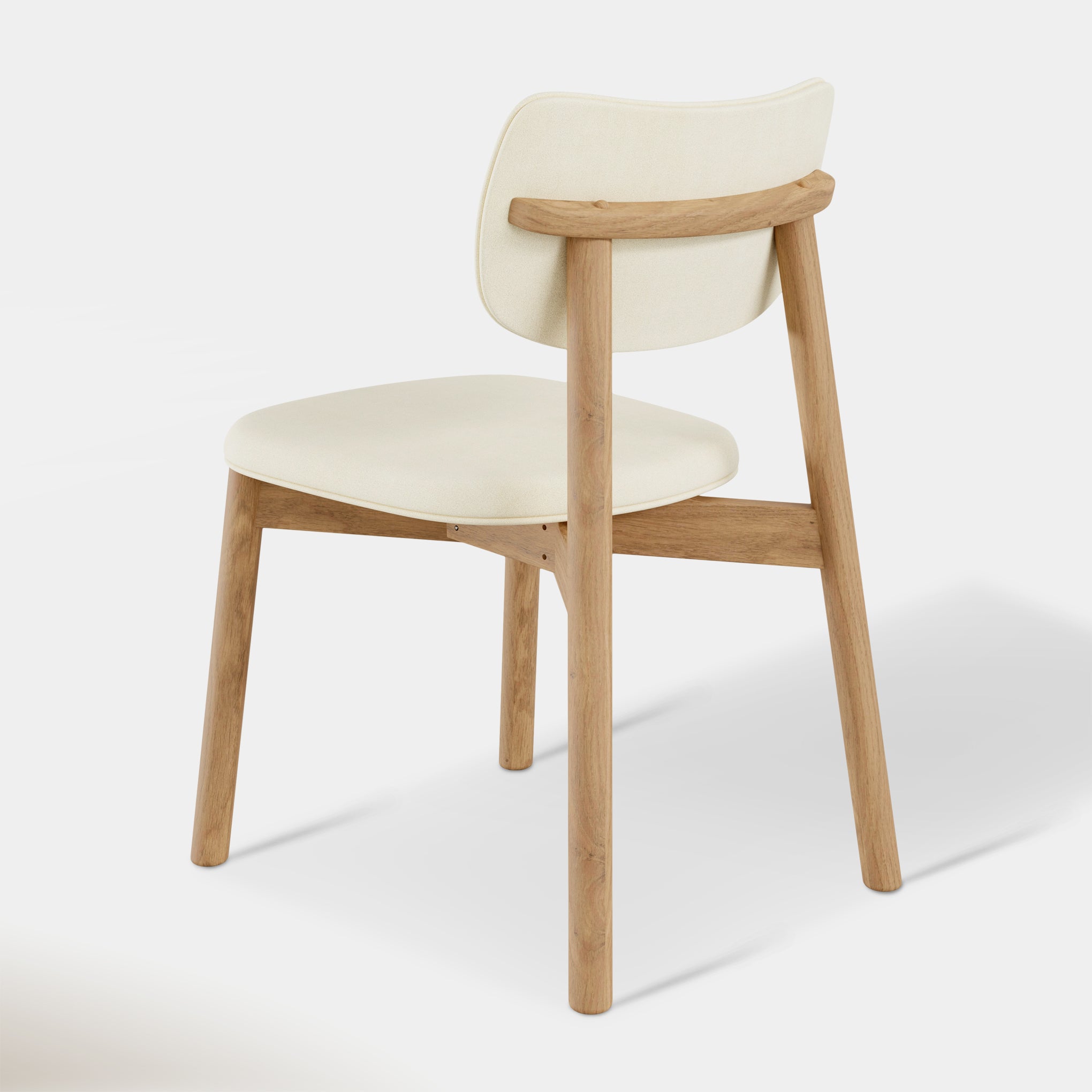 Maia Dining Chair - Beige & Oak