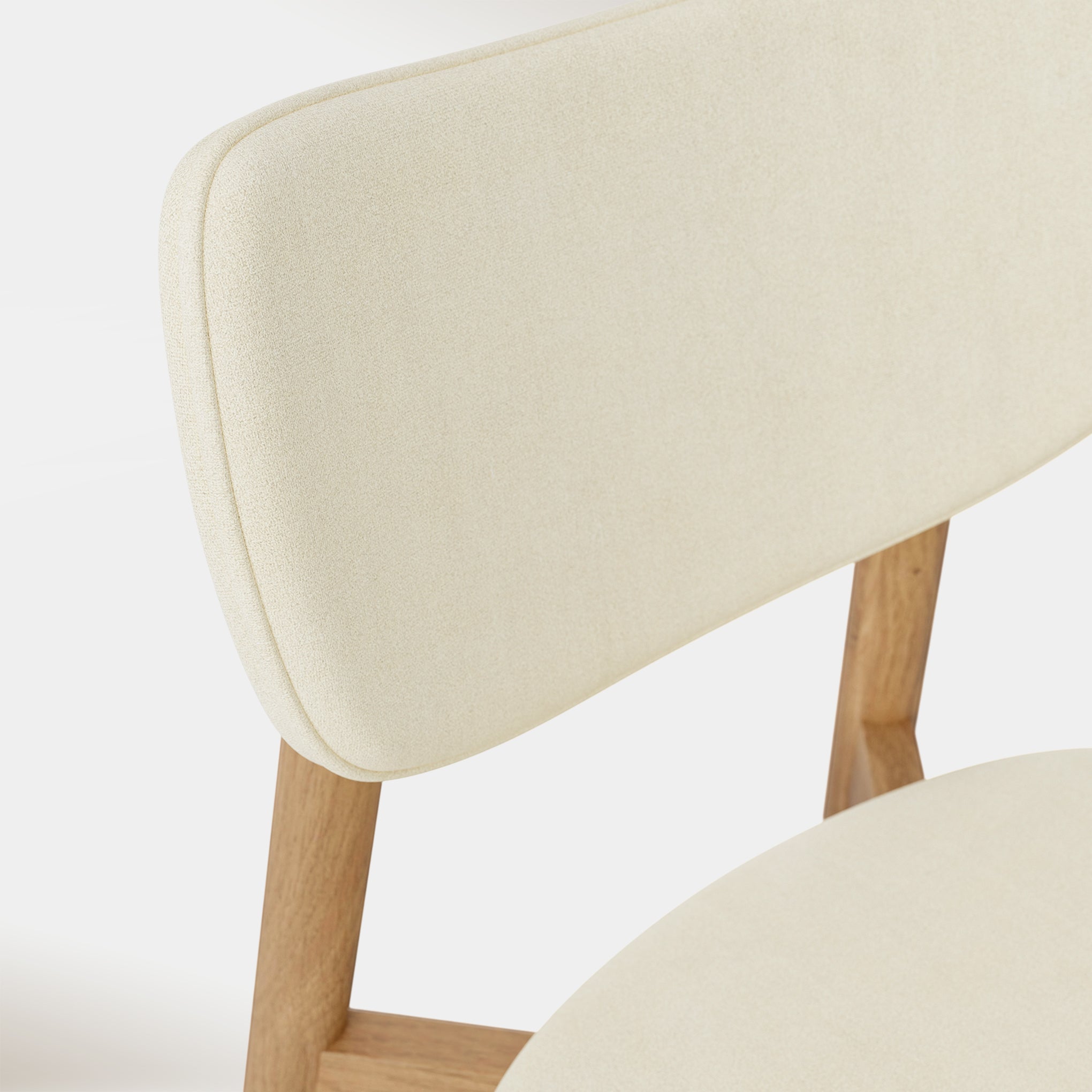 Maia Dining Chair - Beige & Oak