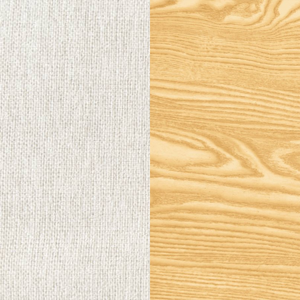 Beige
                  
                    Polyester
                  
                    And
                  
                    Oak