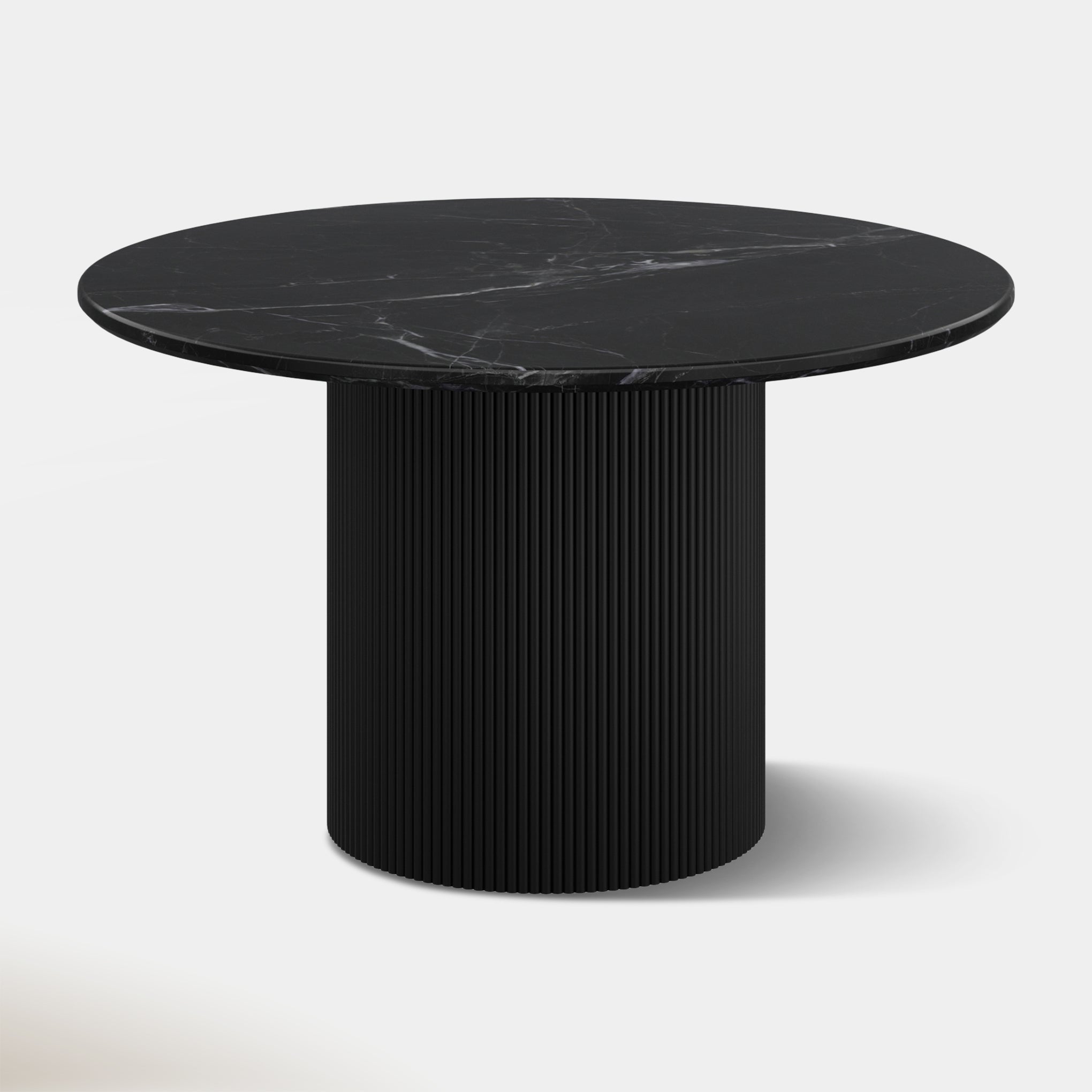 Kacia Round Dining Table - Black