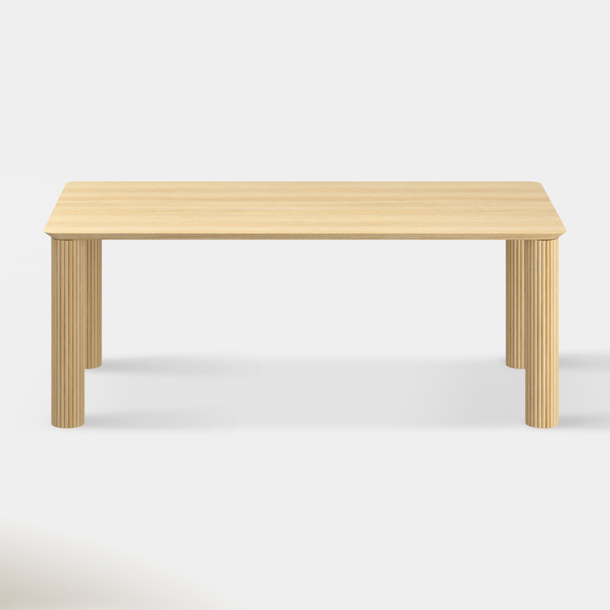 Camille Large Rectangular Dining Table - Oak