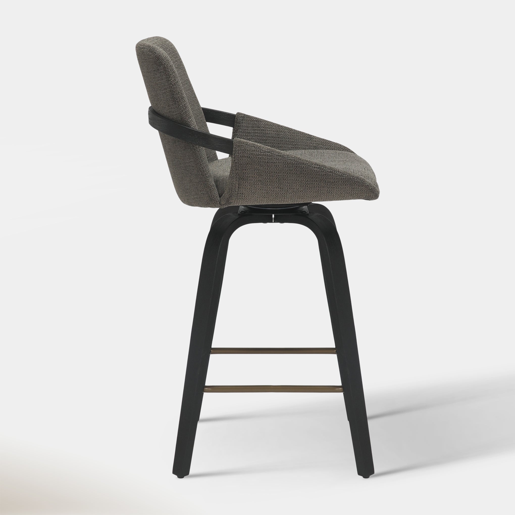 Lennox Counter Stool - Grey & Black