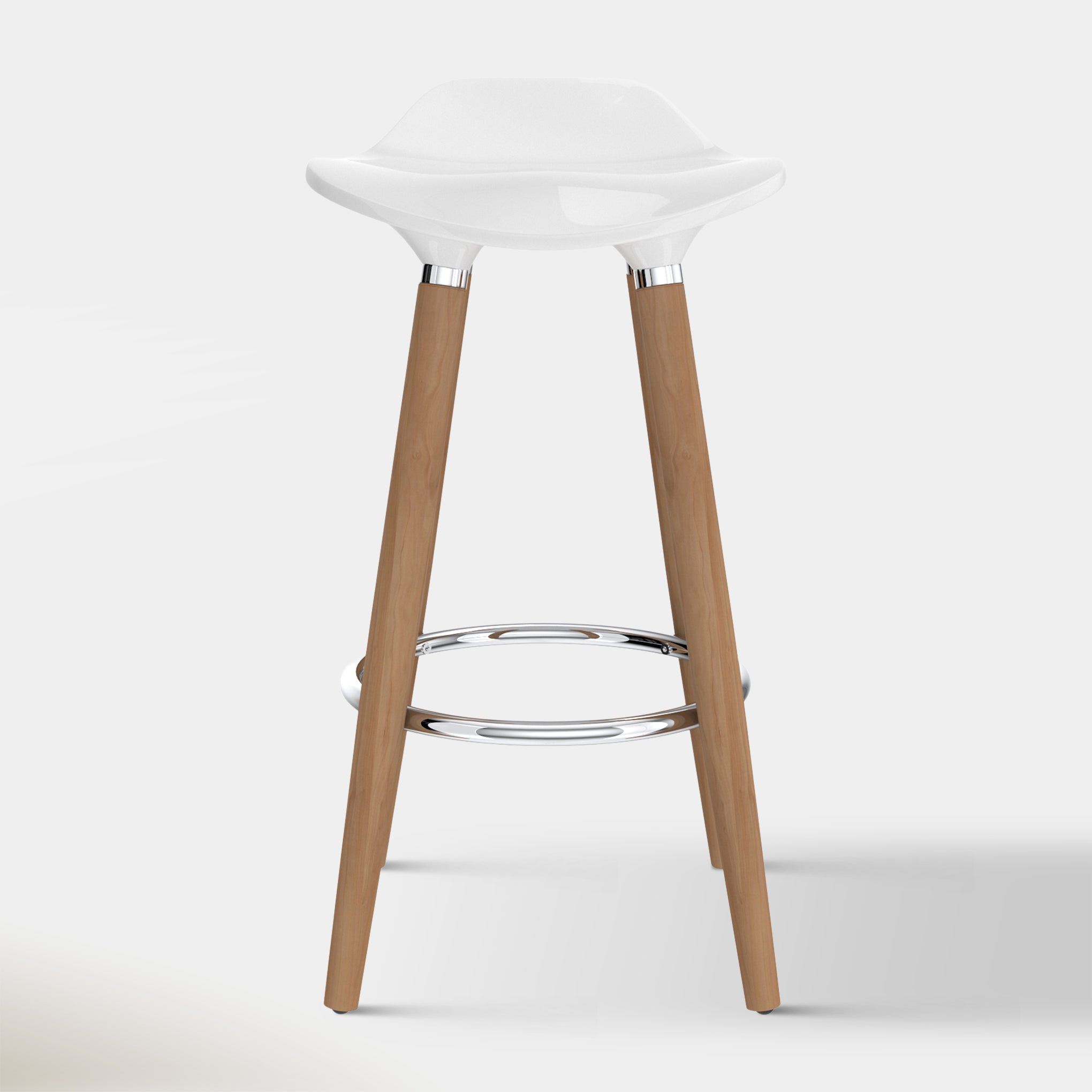 Anco Counter Stool - White | Hoft Home