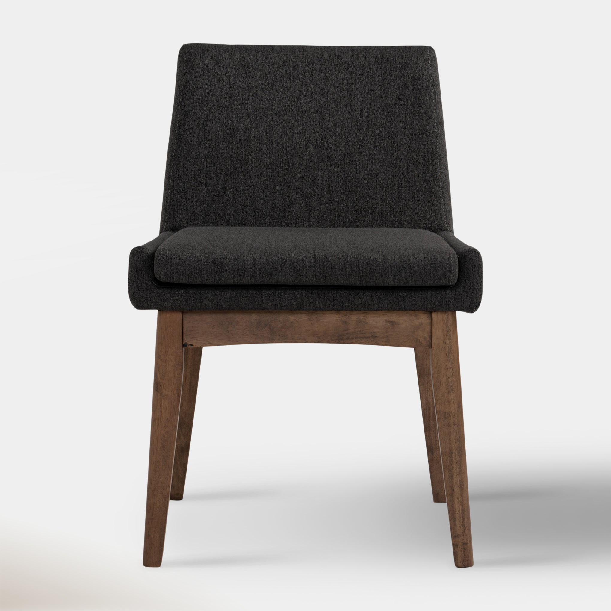 Chanel Dining Chair - Charcoal Grey & Walnut | Hoft Home