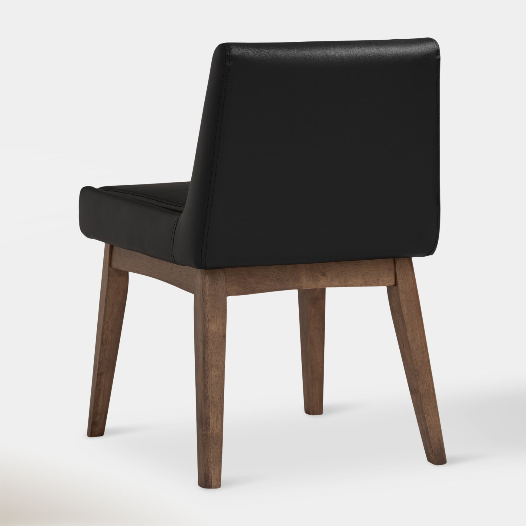 Chanel Dining Chair - Walnut & Black | Hoft Home