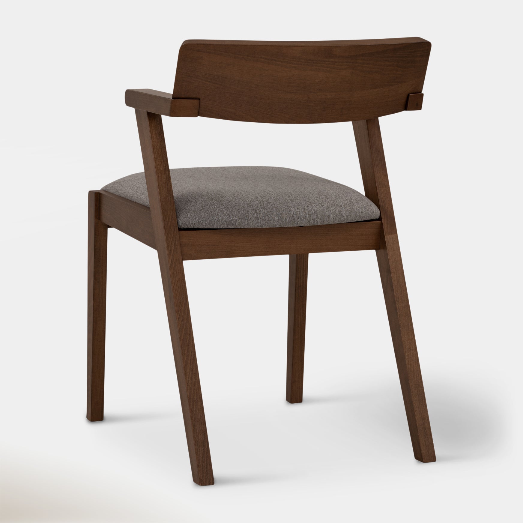 Zola Dining Chair - Walnut & Light Grey | Hoft Home