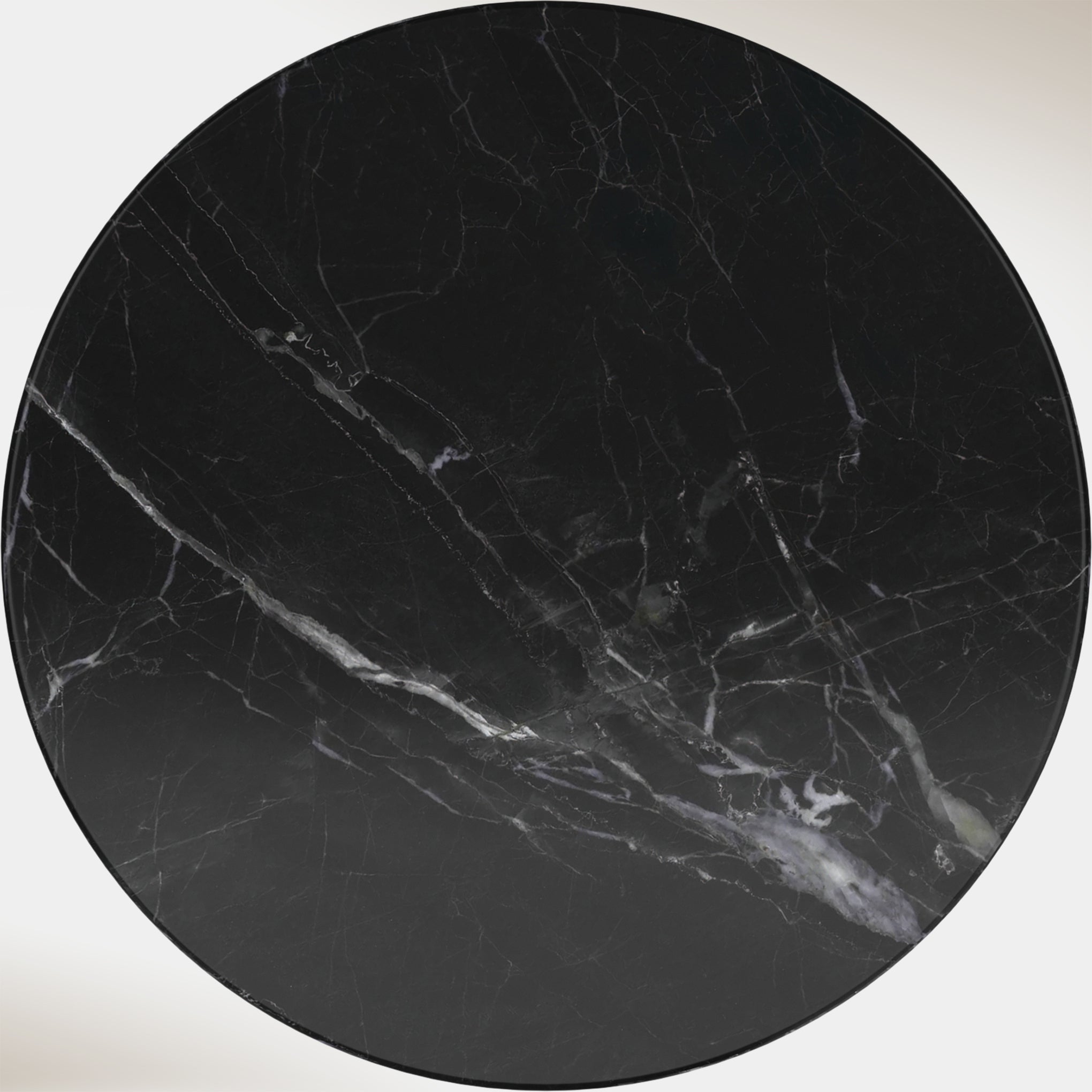 Kacia Coffee Table - Black & Black Marble
