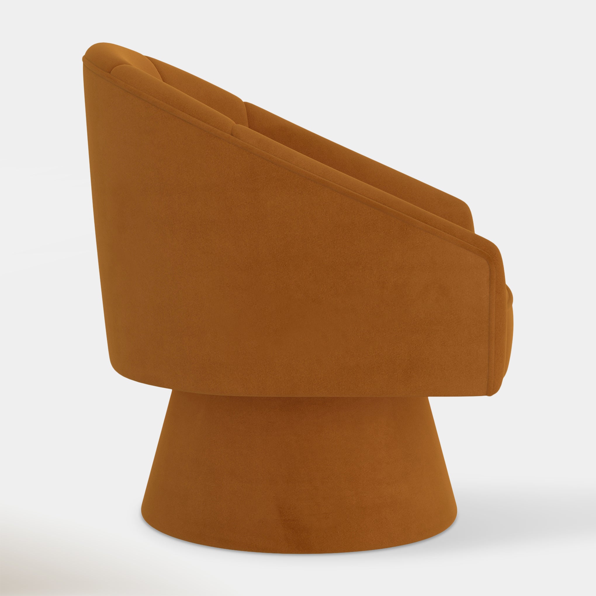 Rhea Accent Chair - Tan Velvet