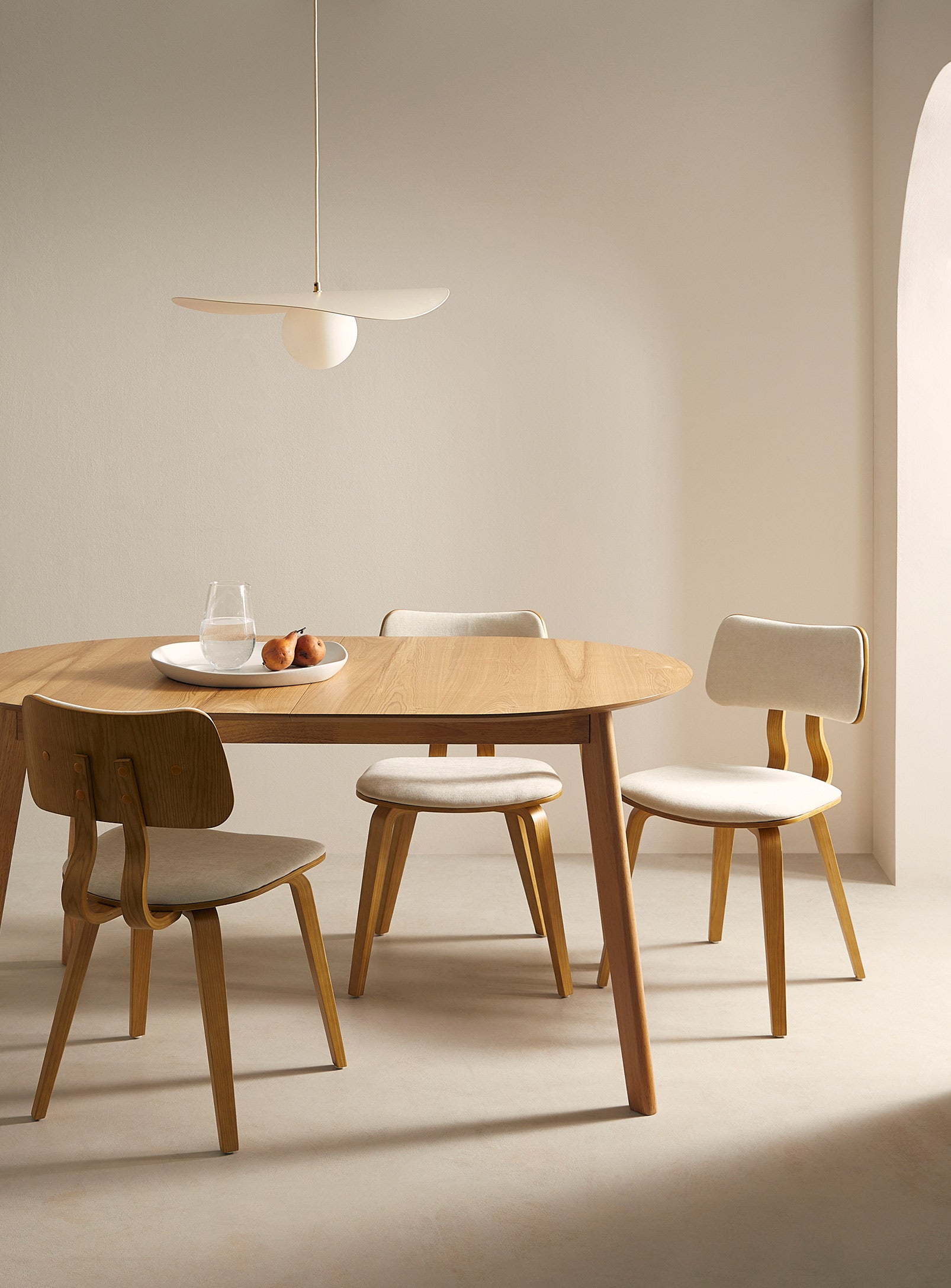 Werner Extendable Dining Table - Natural | Hoft Home